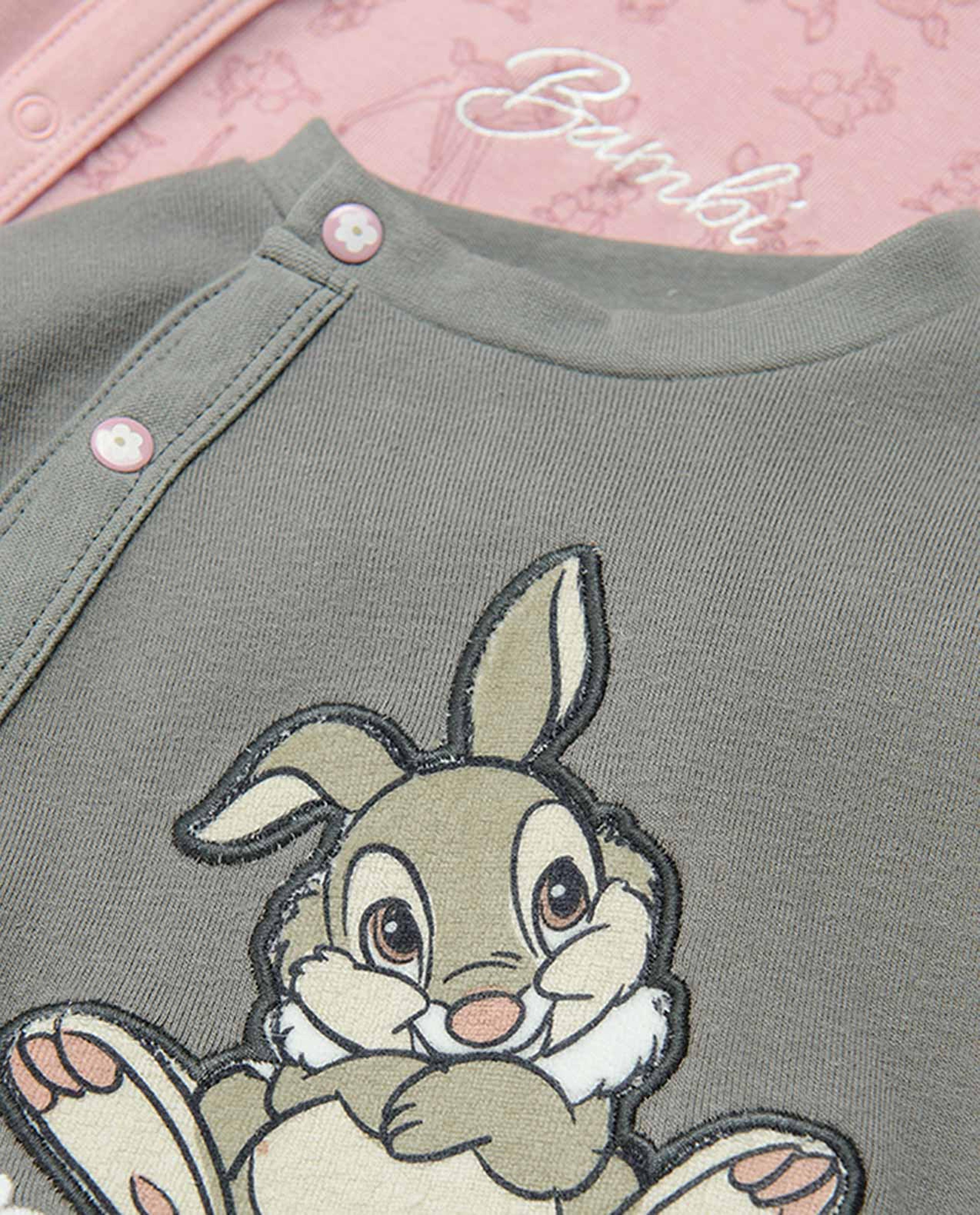 Kids Pack Of 2 Printed Sleepsuits