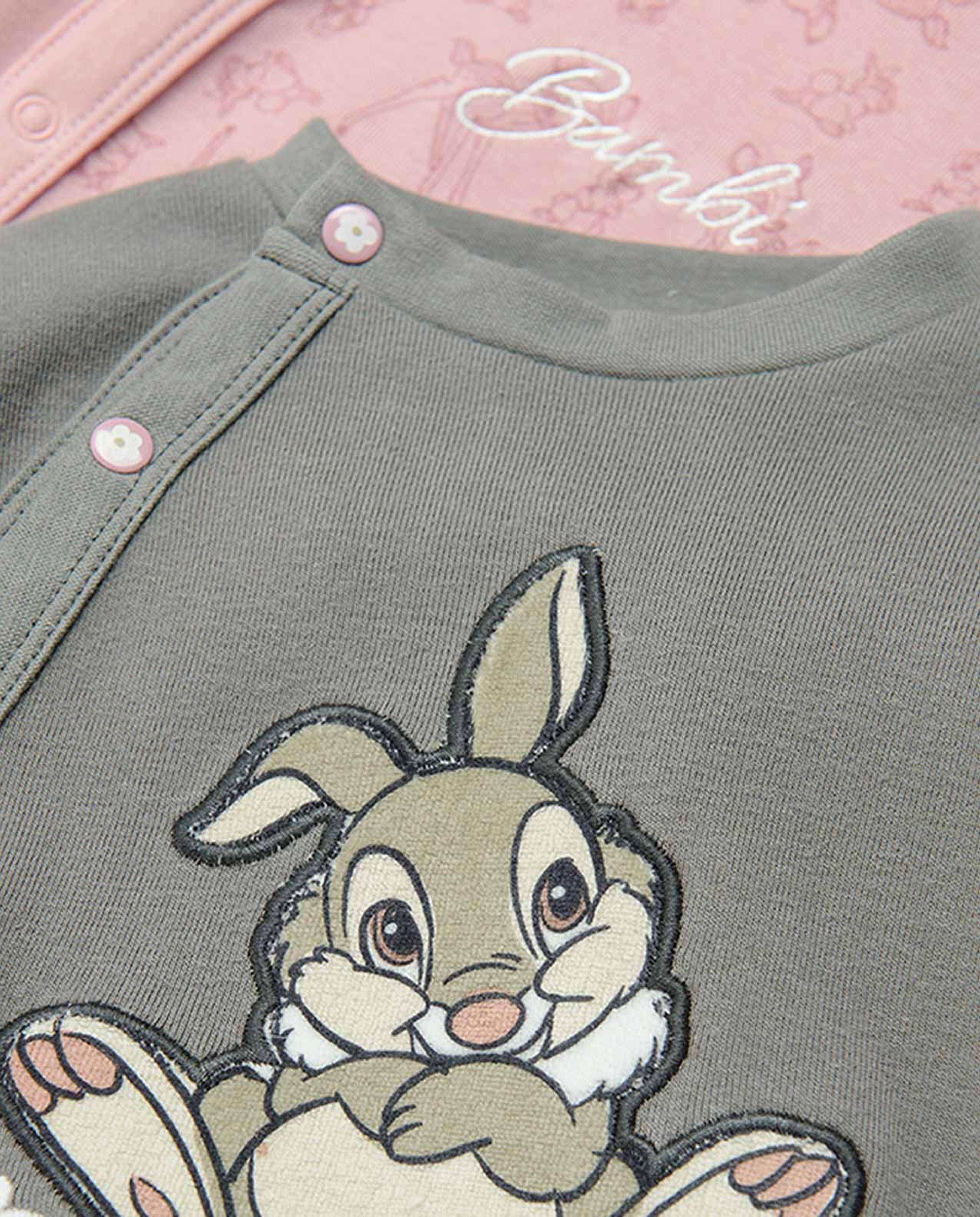 Kids Pack Of 2 Printed Sleepsuits