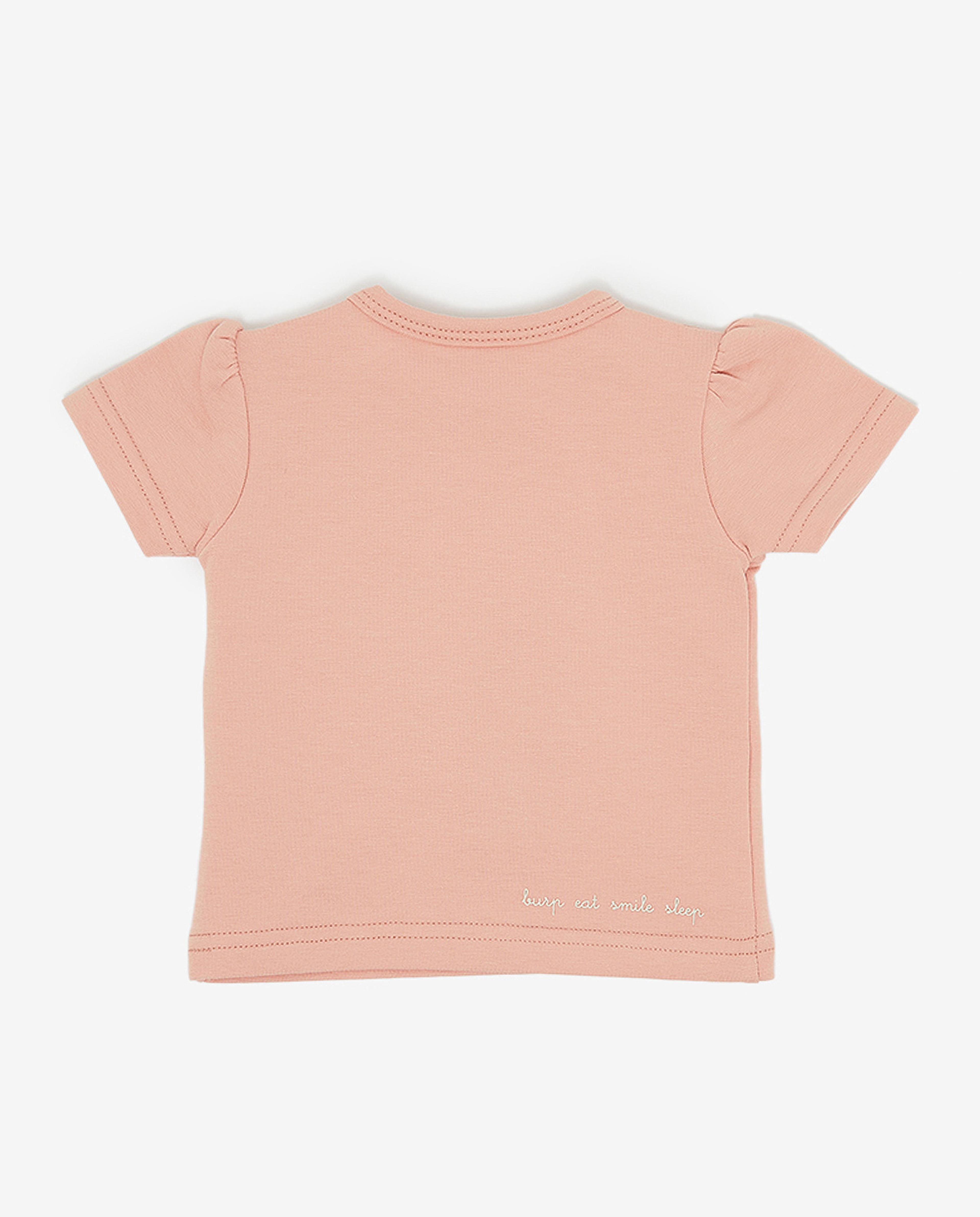 Newborn Girls Graphic T Shirt