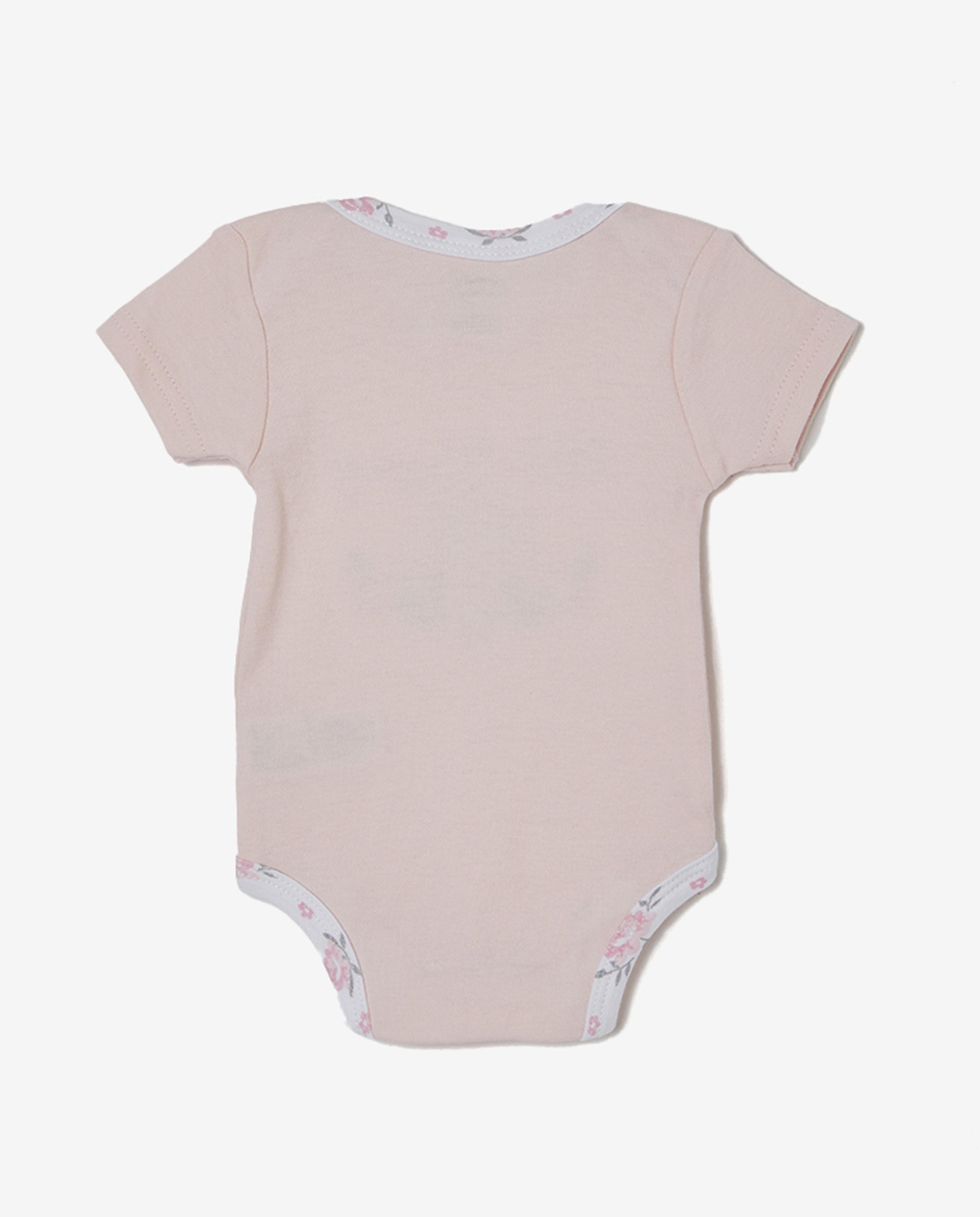 3PC Hanging Set SS Bodysuit, Mittens & Cap