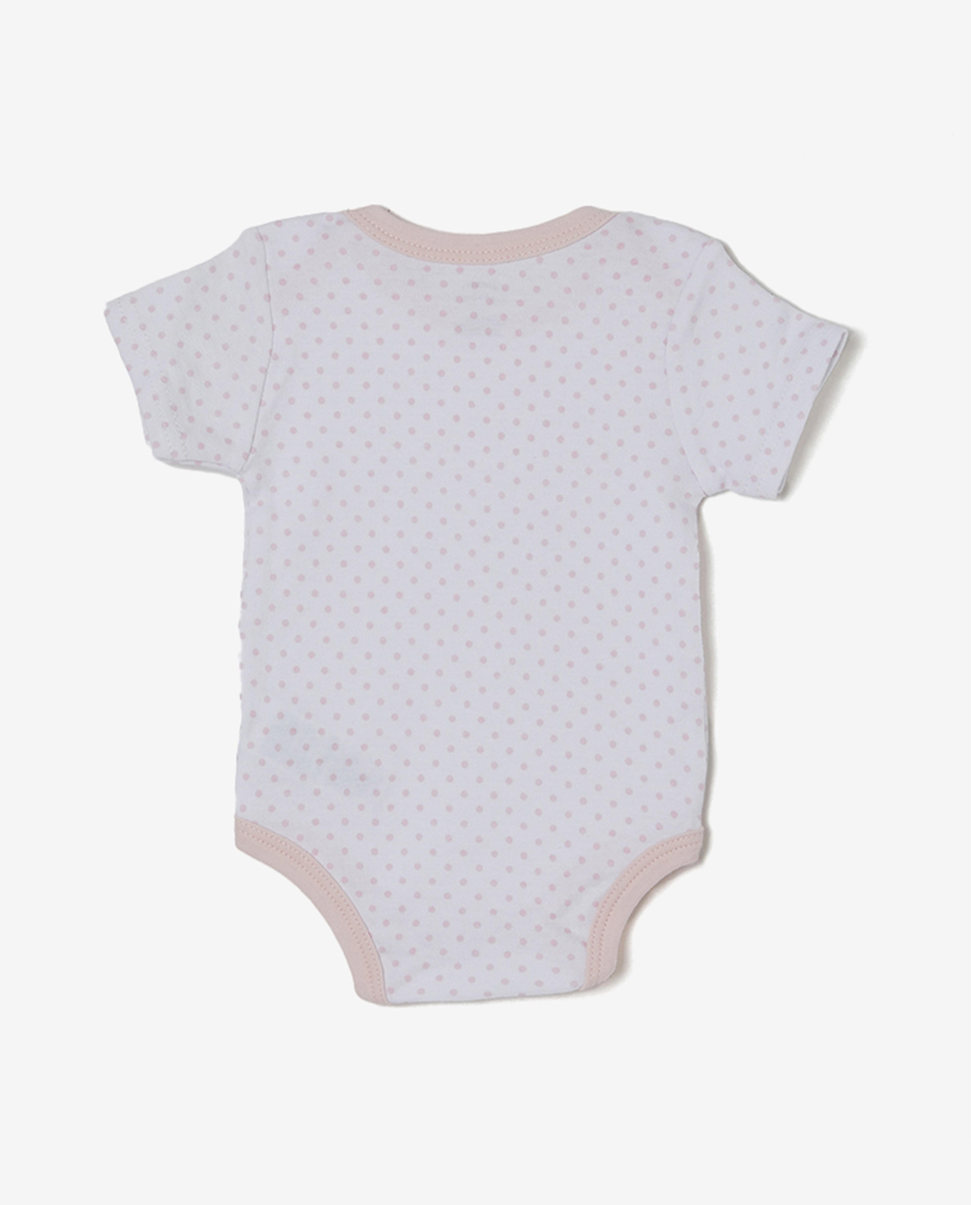 3PC Hanging Set SS Bodysuit, Mittens & Cap