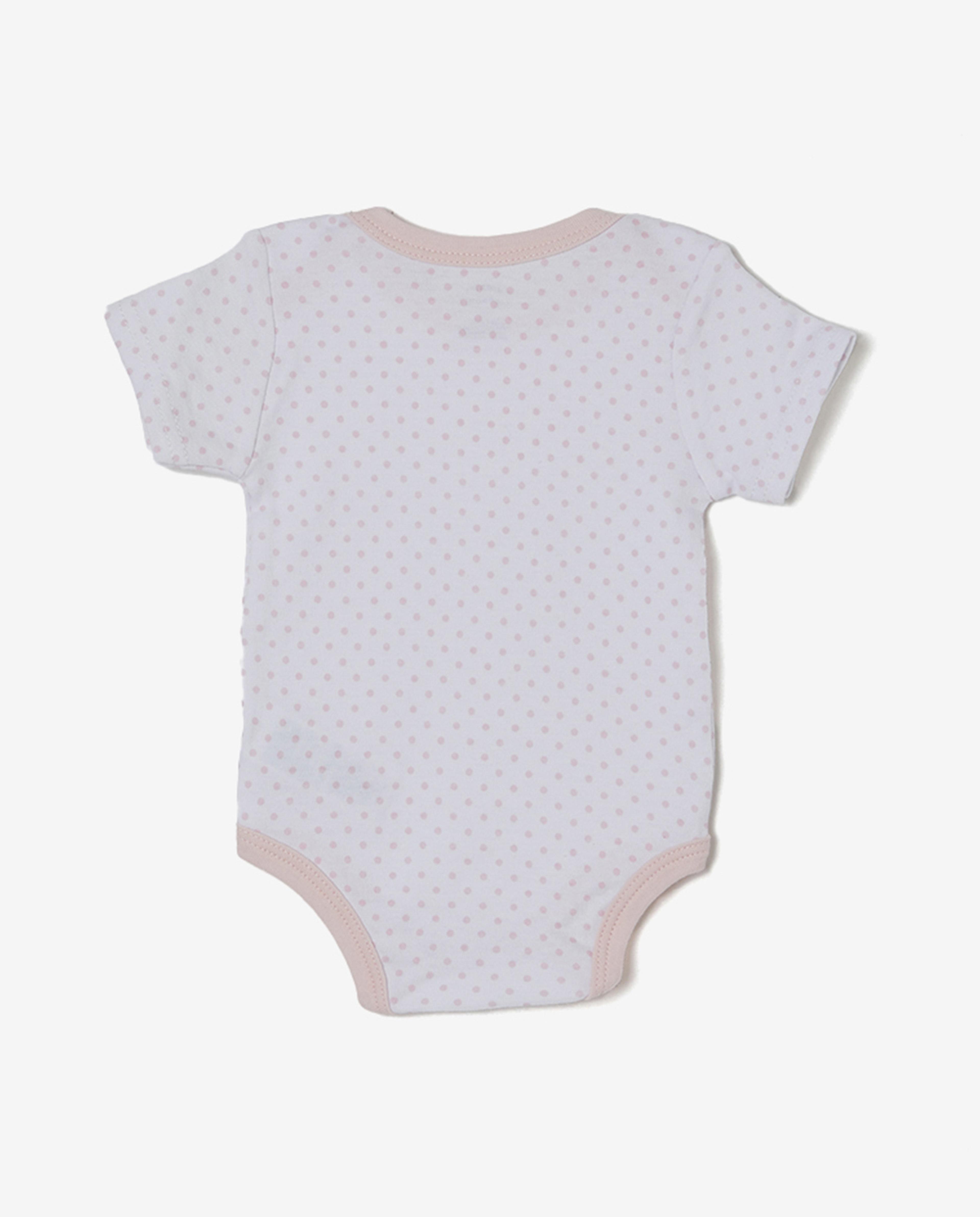 3PC Hanging Set SS Bodysuit, Mittens & Cap