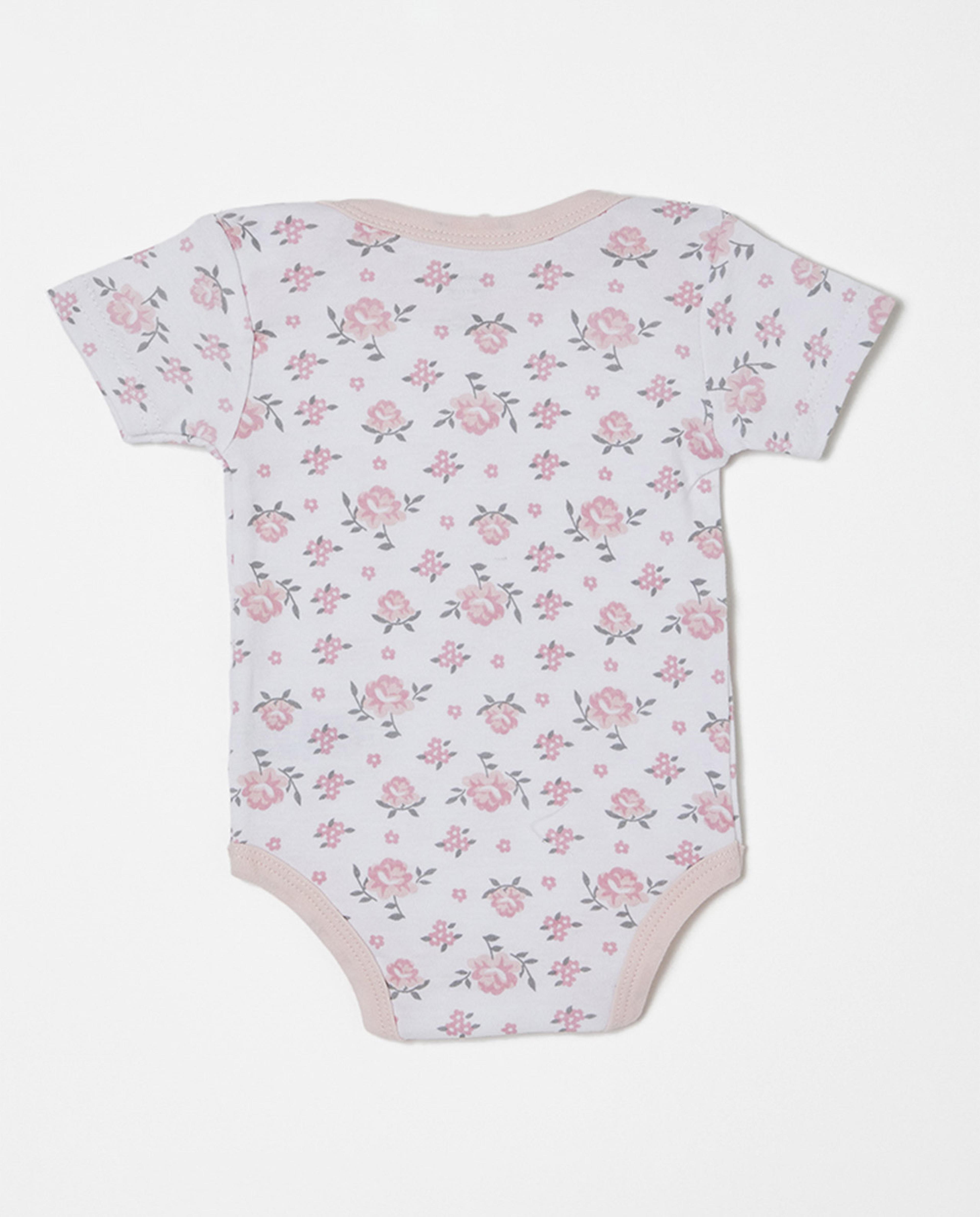 3PC Hanging Set SS Bodysuit, Mittens & Cap