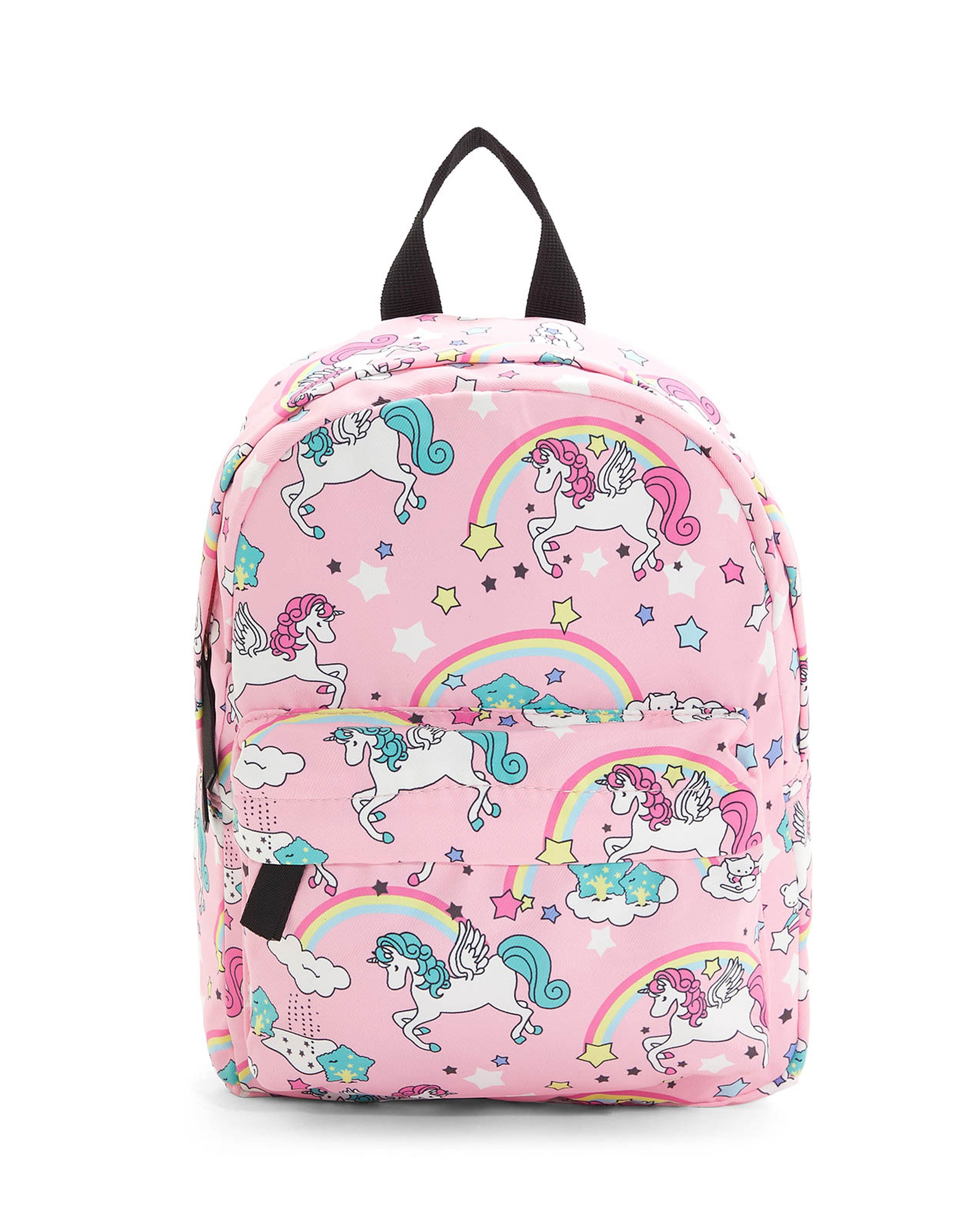 Unicorn Printed Backpack