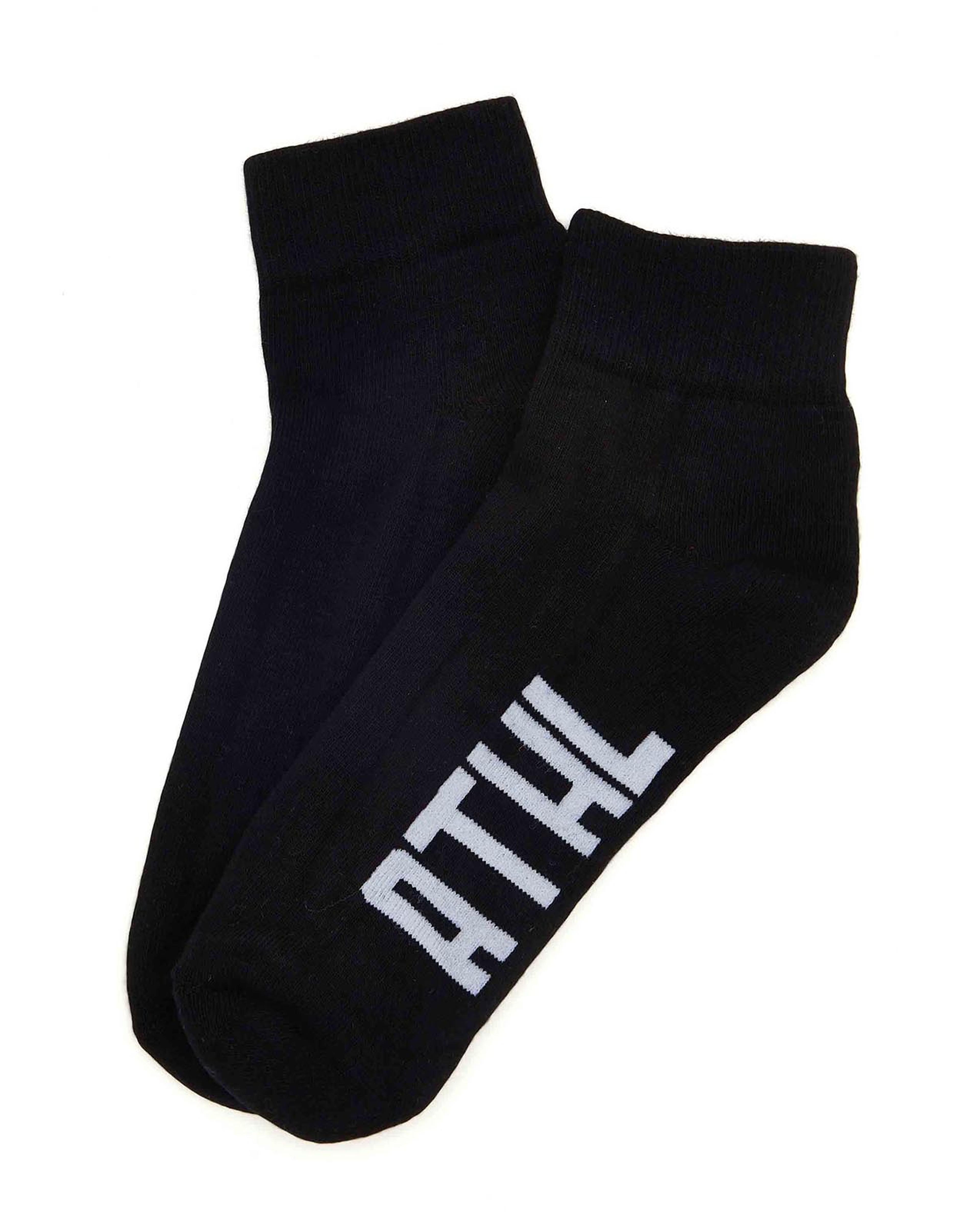 3-Pack Patterned Ankle Socks