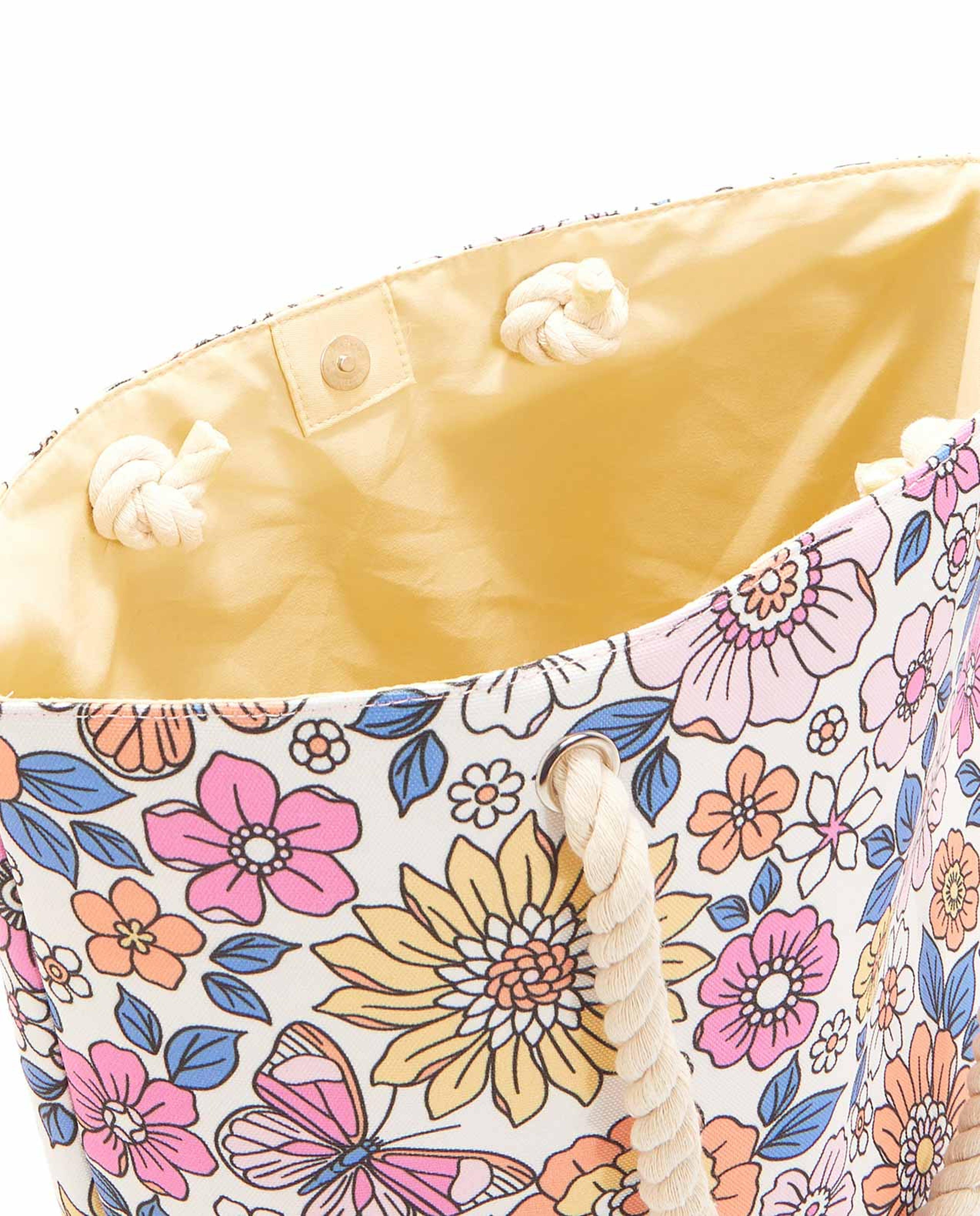 Floral Printed Tote Bag