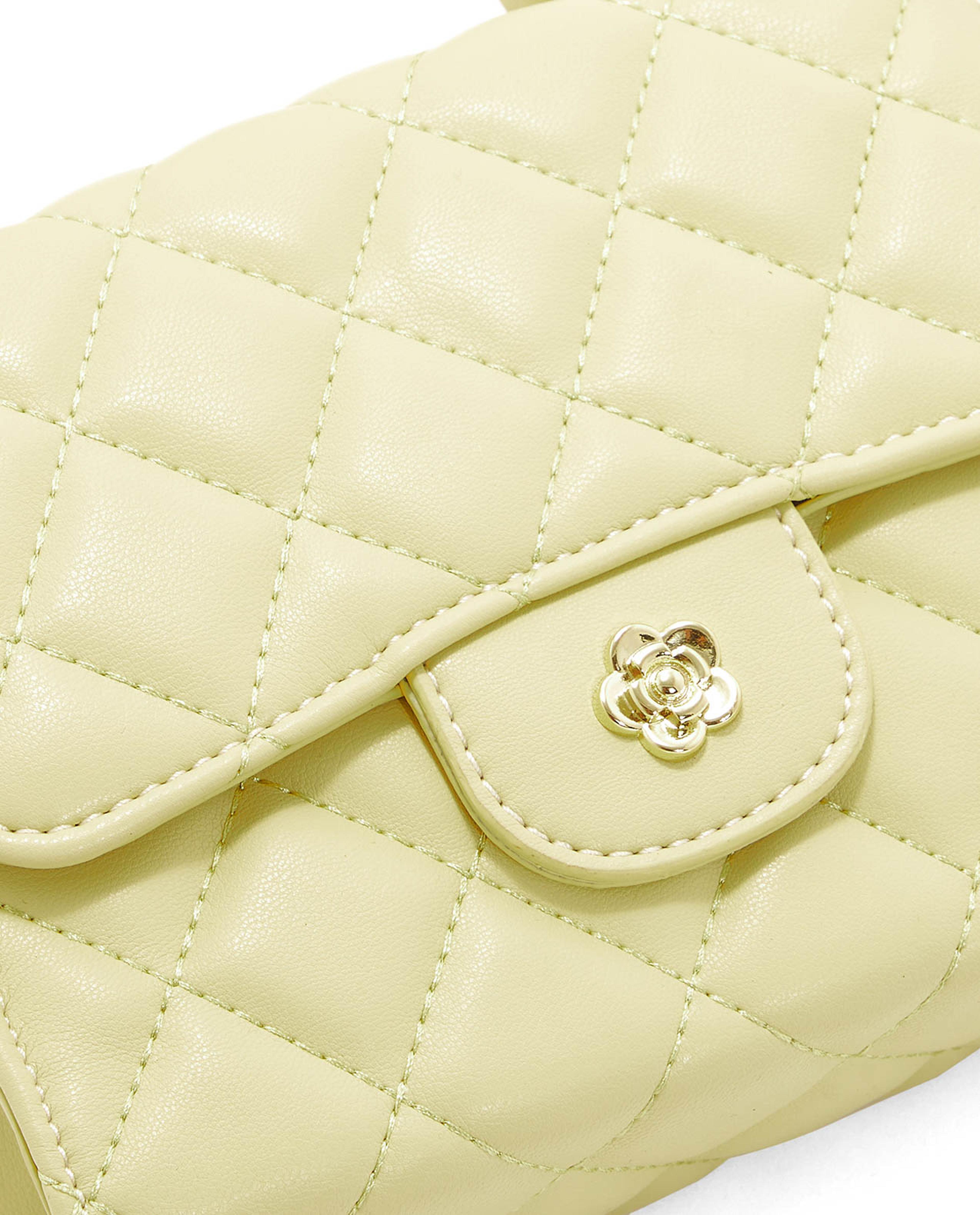 Quilted Top Handle Mini Bag with Sling