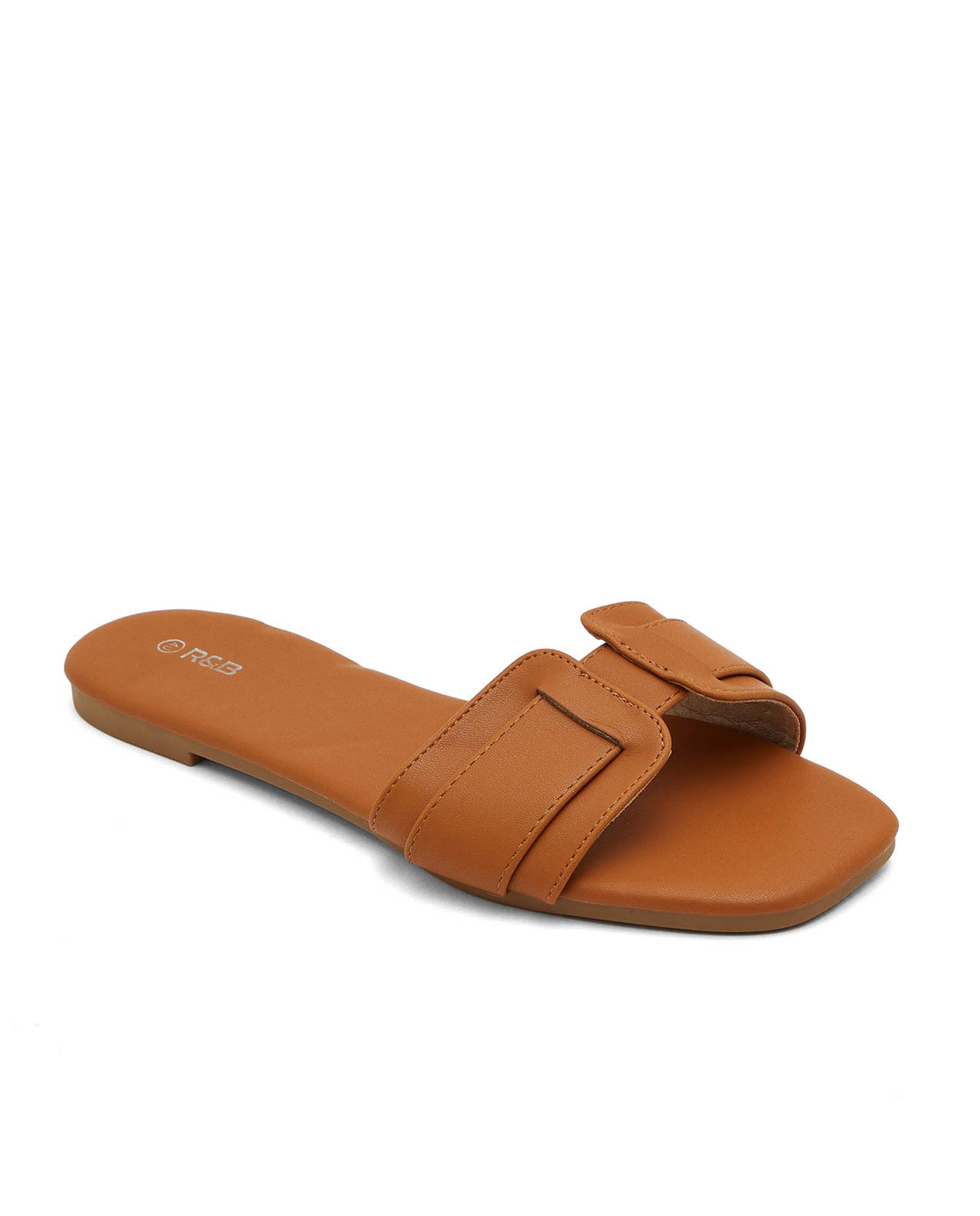 Solid Slide Sandals