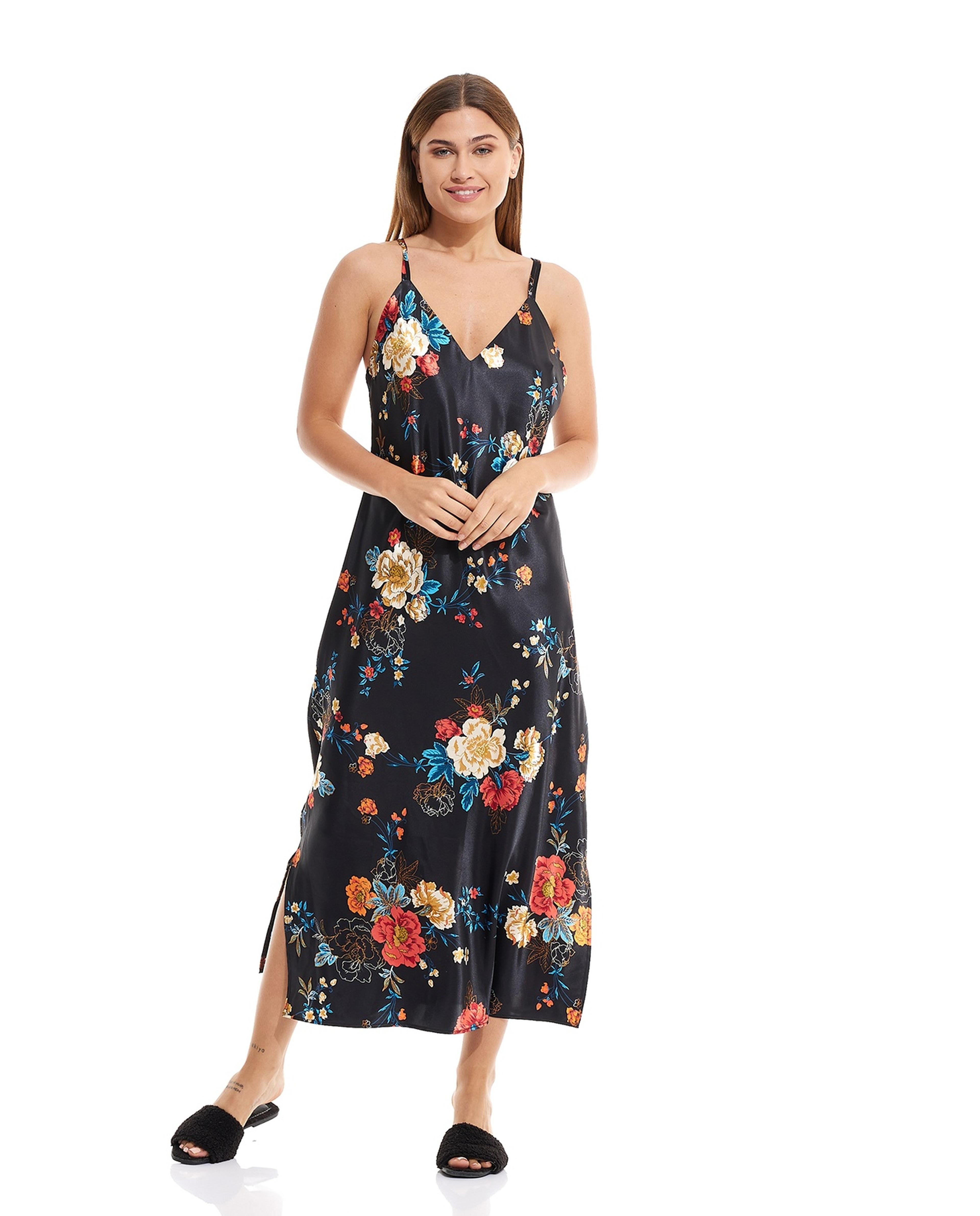 Floral Print Night Gown