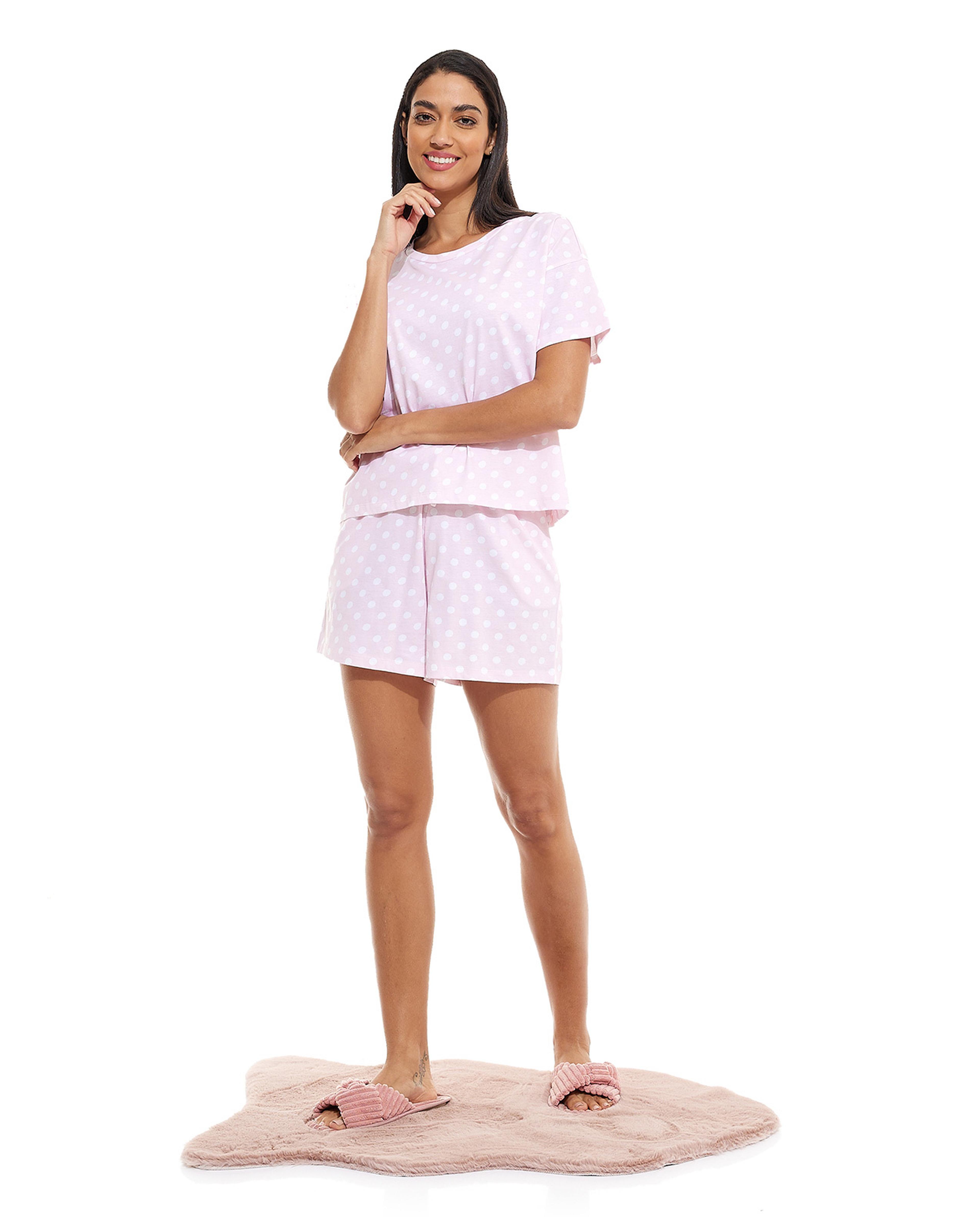 Polka Dots Shorty Pyjama Set