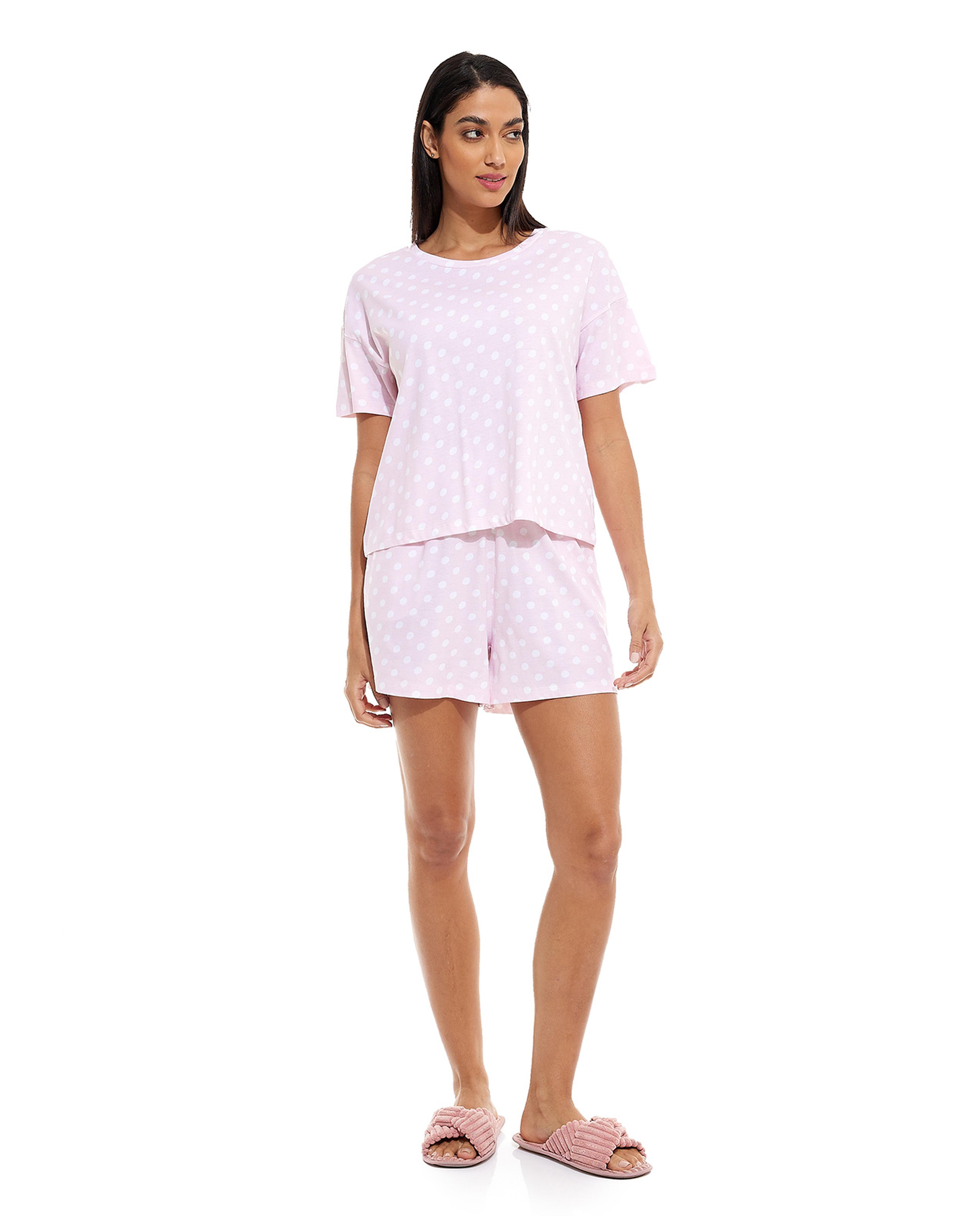 Polka Dots Shorty Pyjama Set