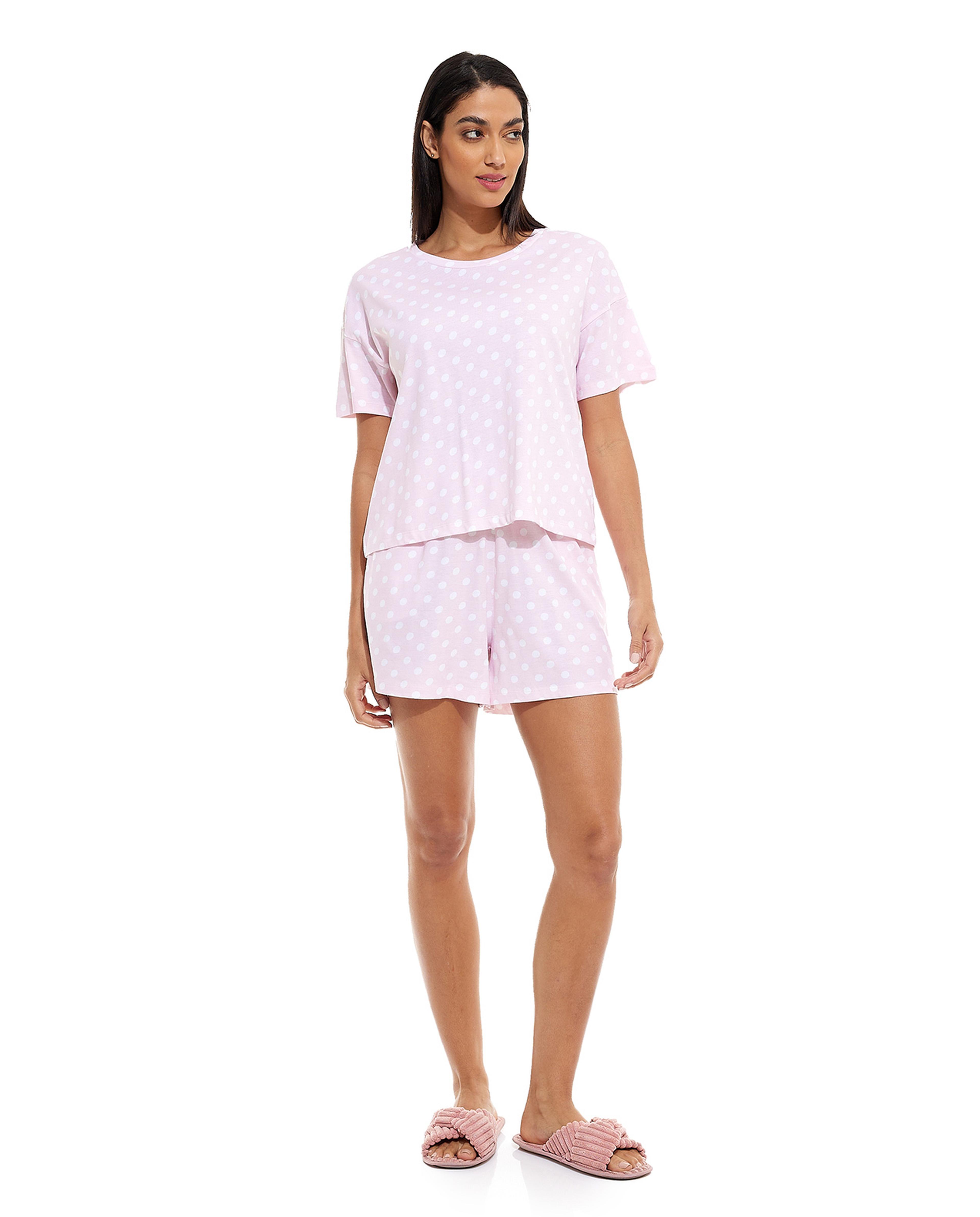 Polka Dots Shorty Pyjama Set