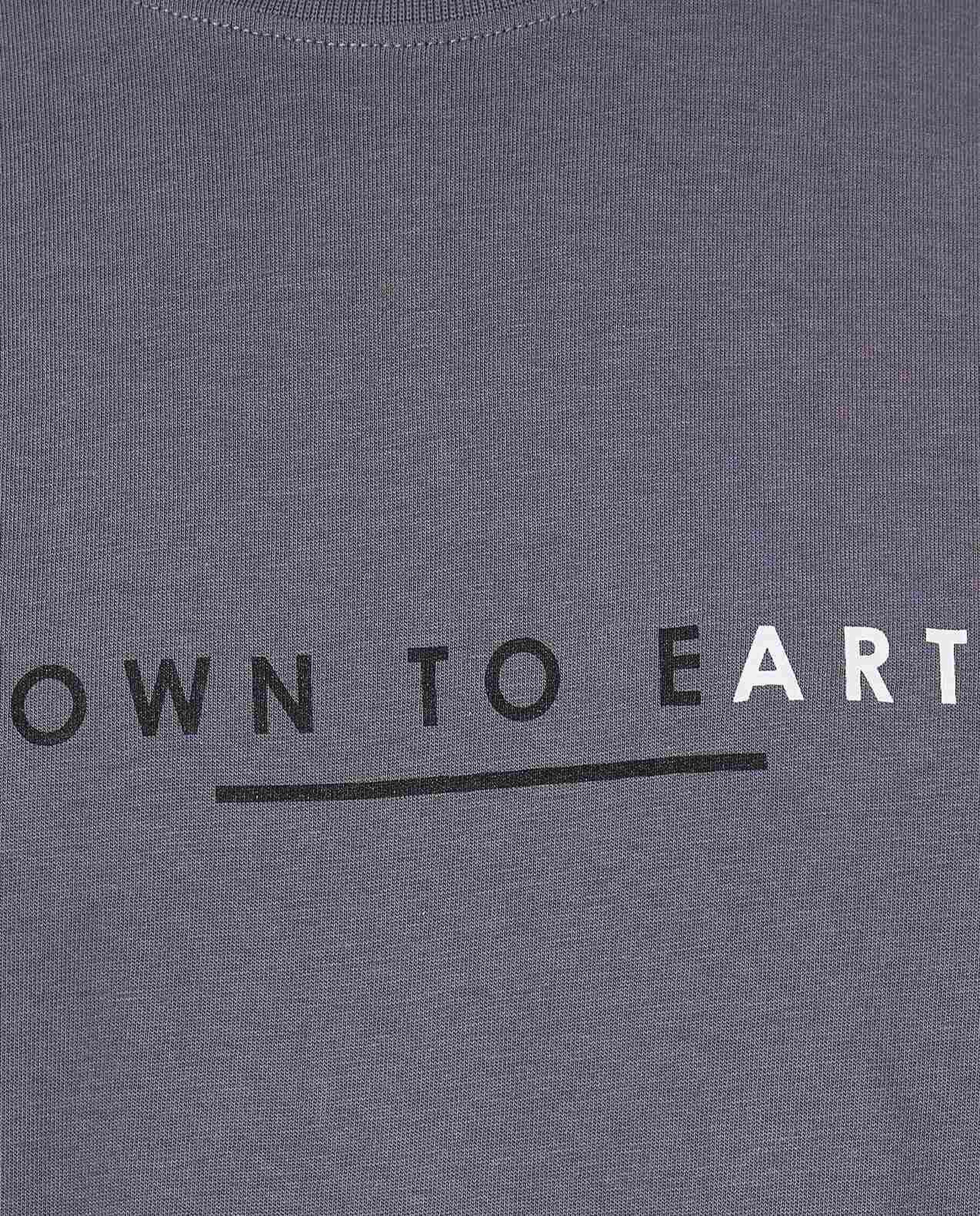 Printed T-Shirt with Crew Neck and Short Sleeves