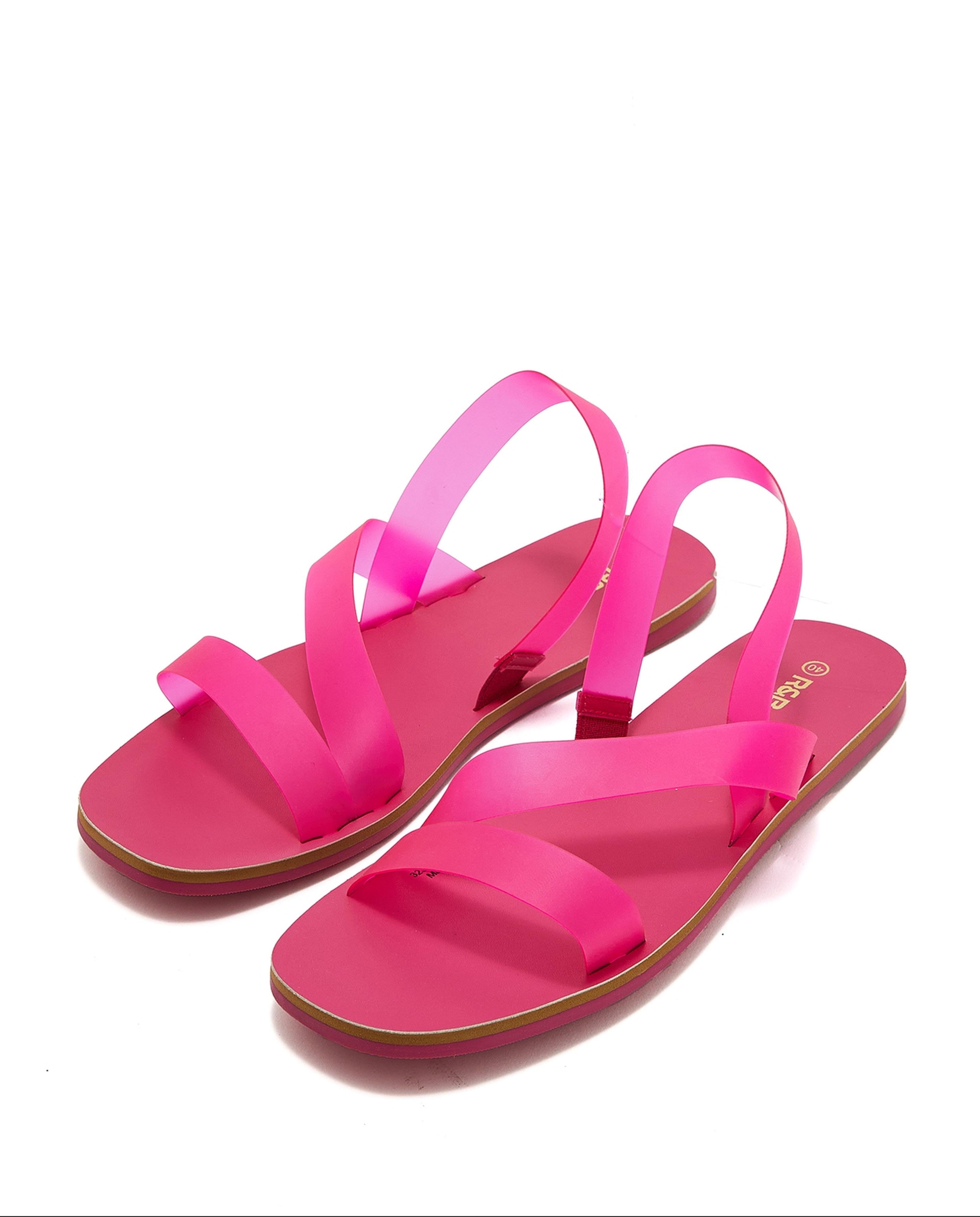 Strappy Slingback Flat Sandals