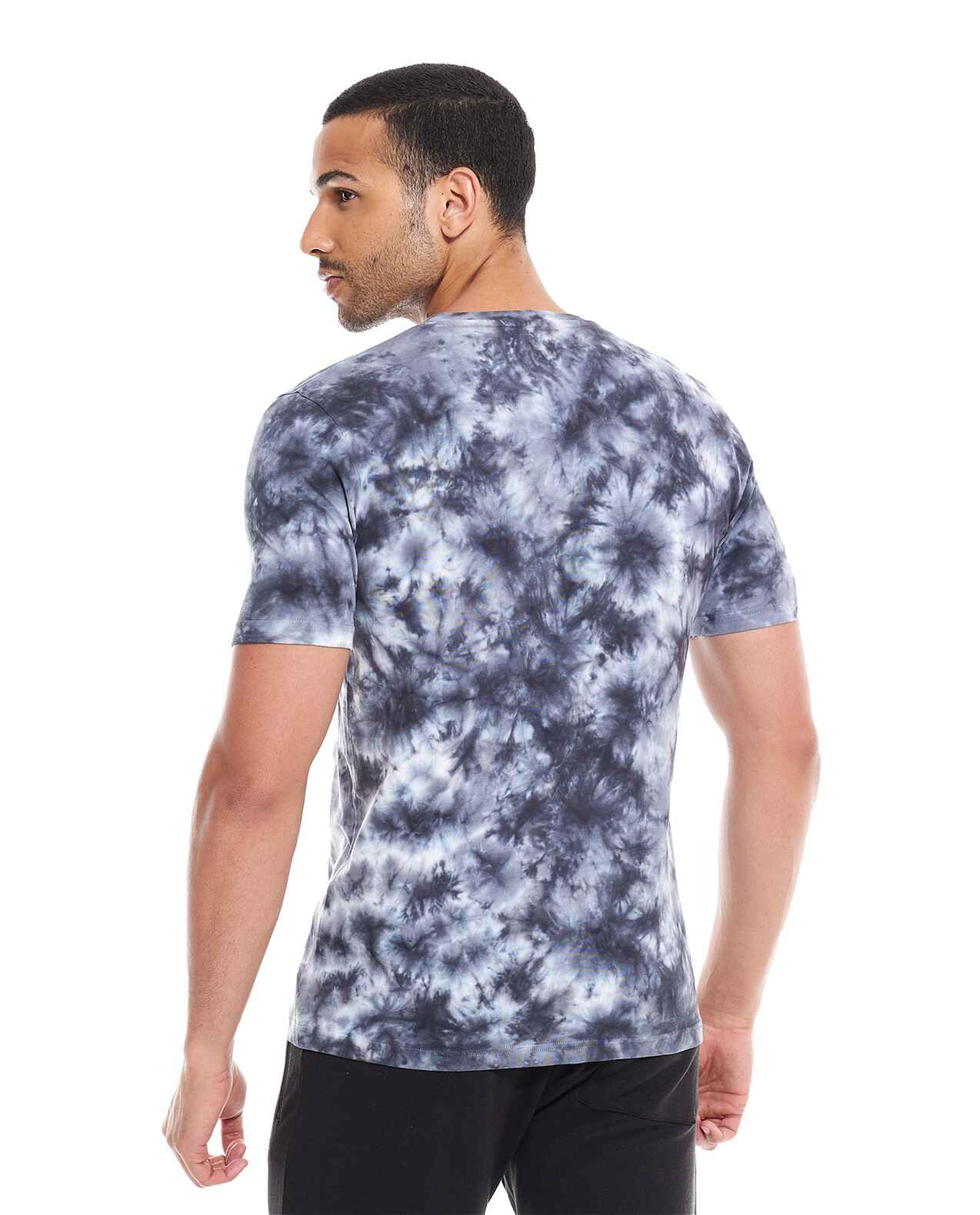 Printed T-Shirt with Crew Neck and Short Sleeves