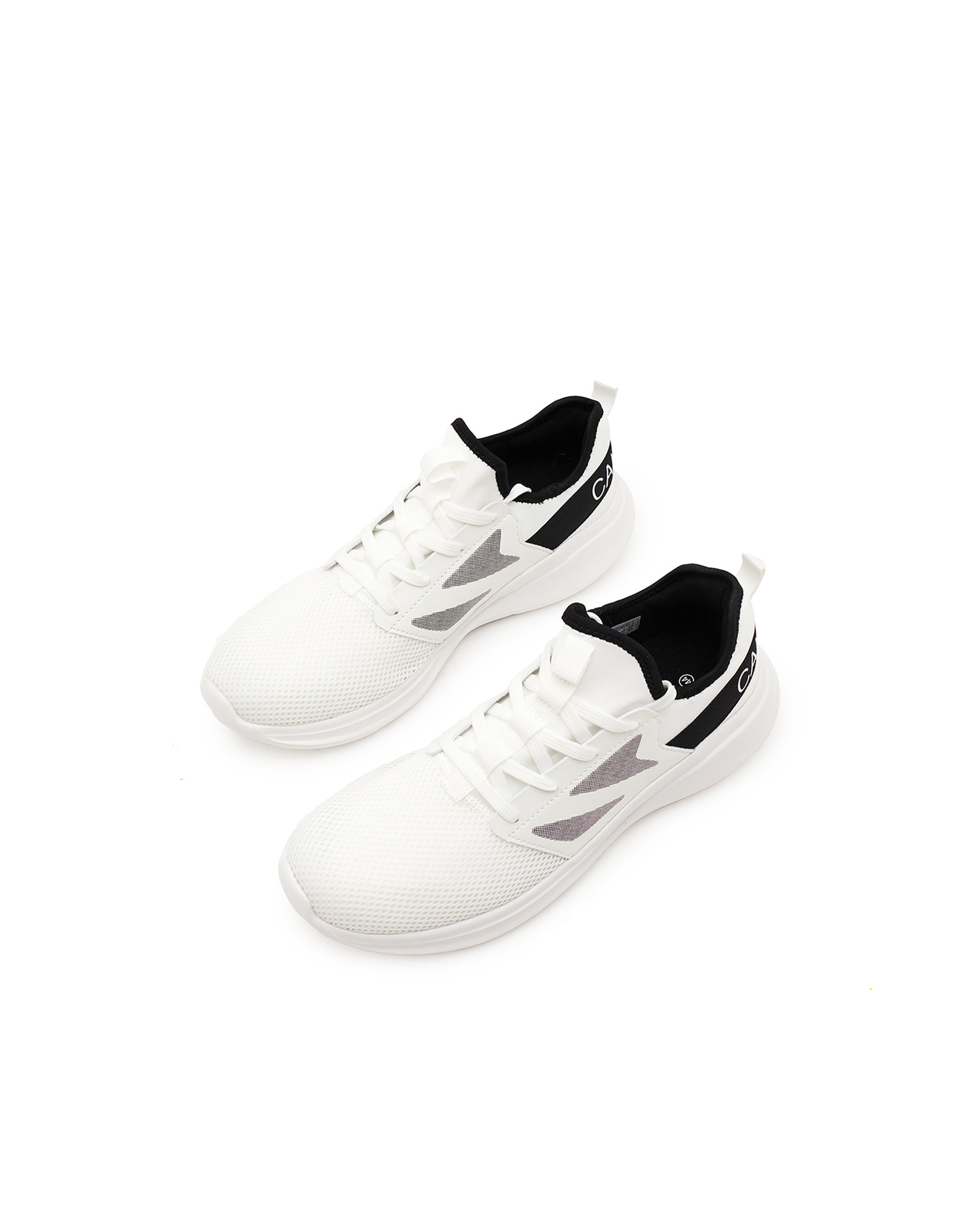 Mesh Lace-Up Running Shoes