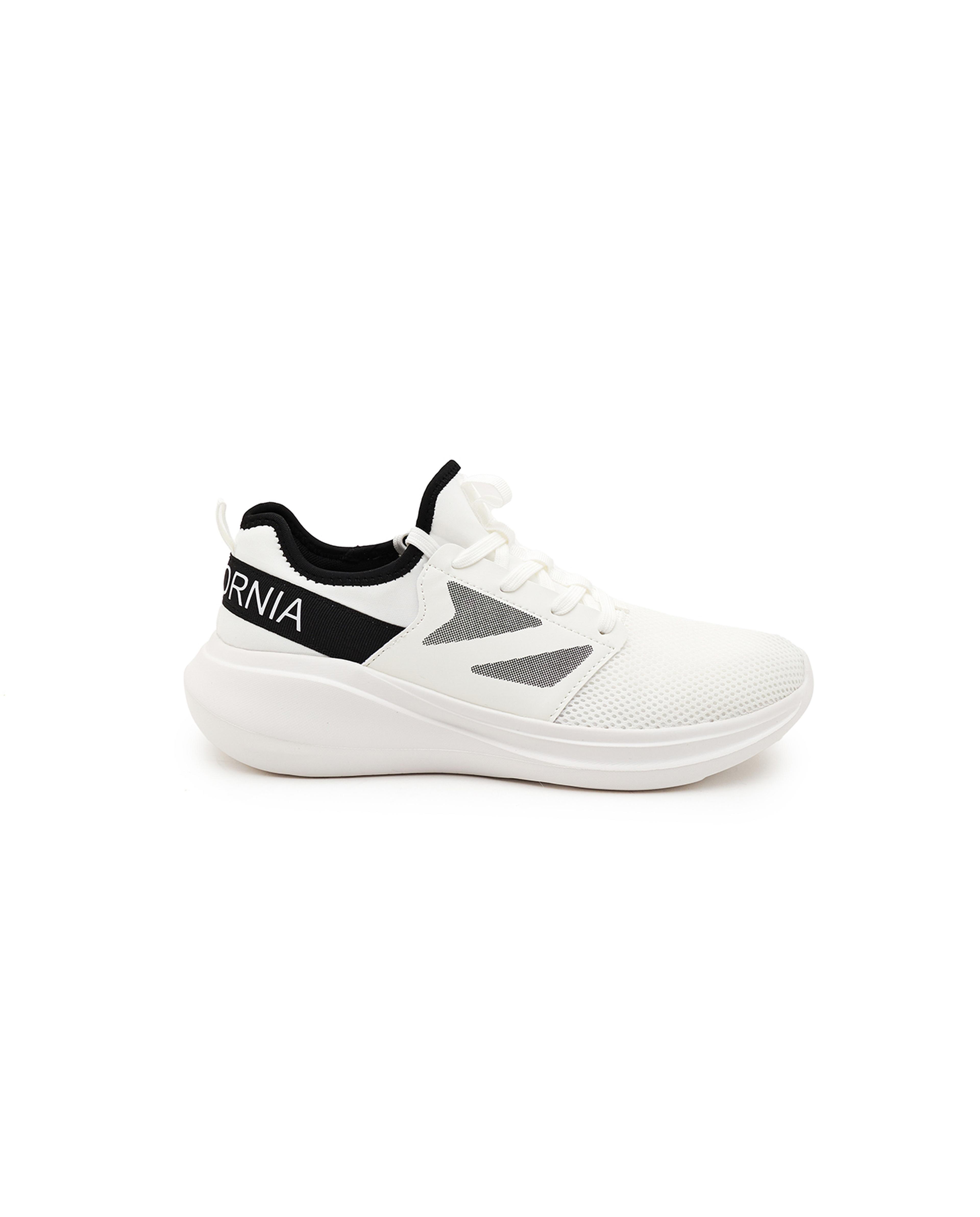 Mesh Lace-Up Running Shoes