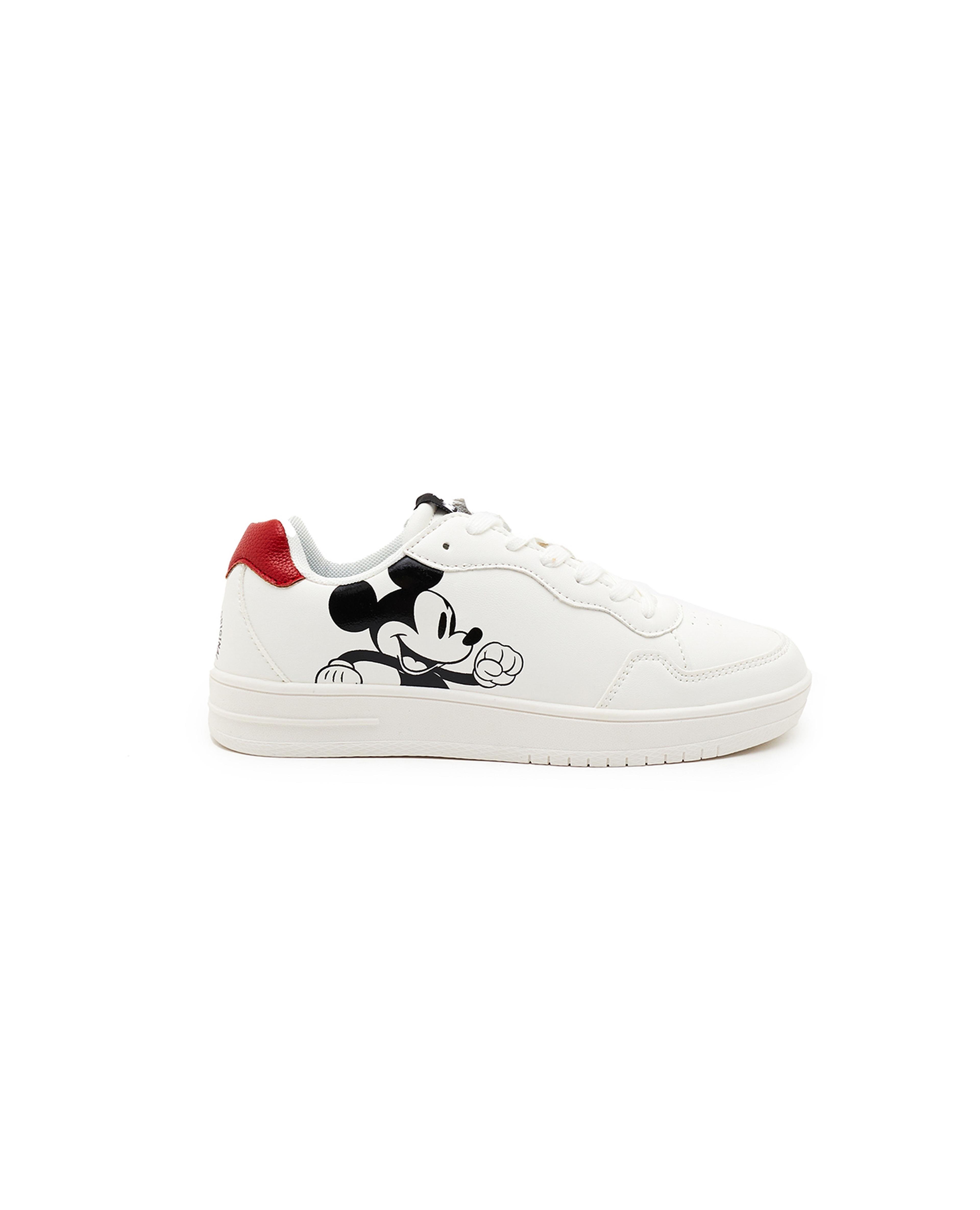 Mickey Mouse Print Sneakers