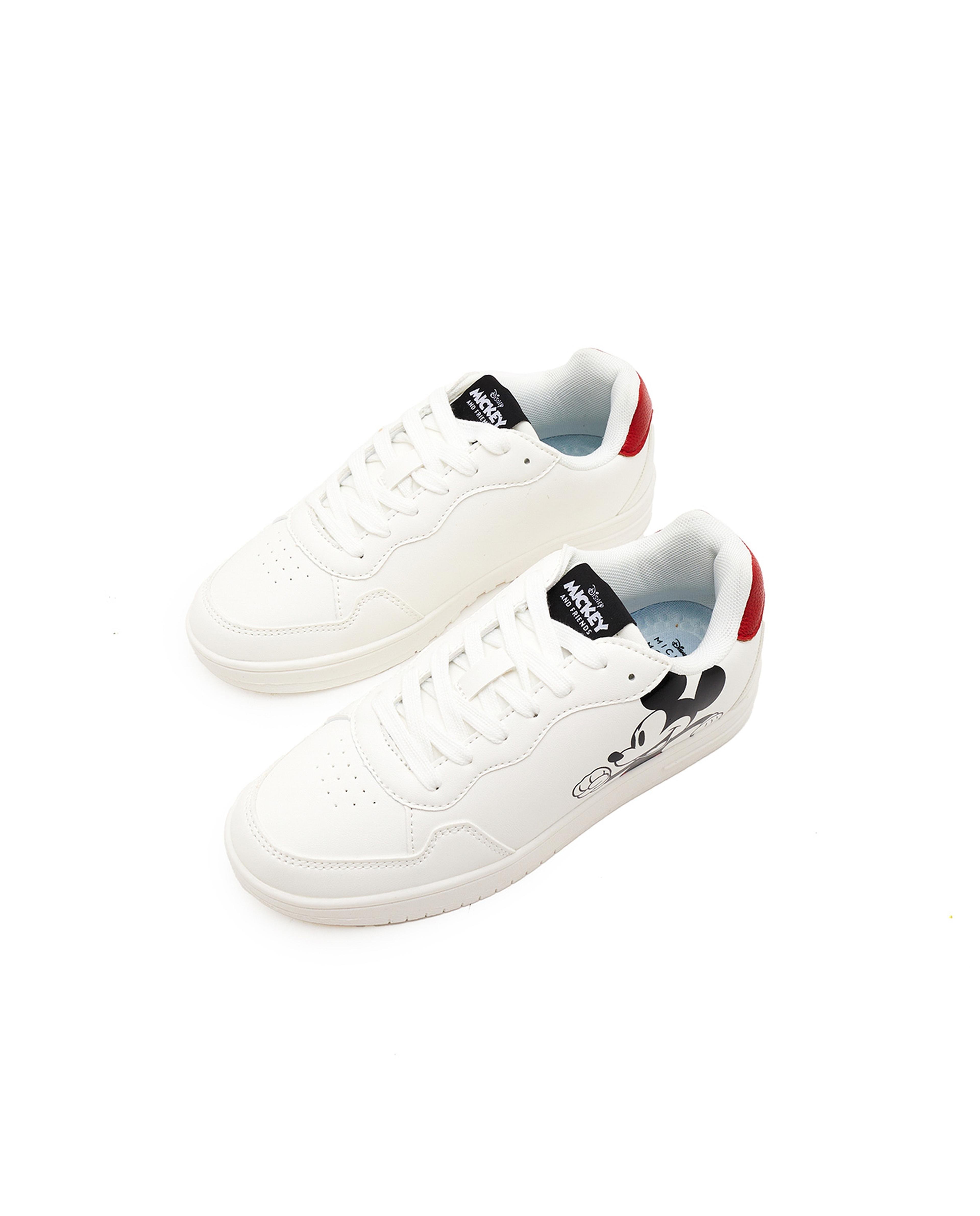 Mickey Mouse Print Sneakers