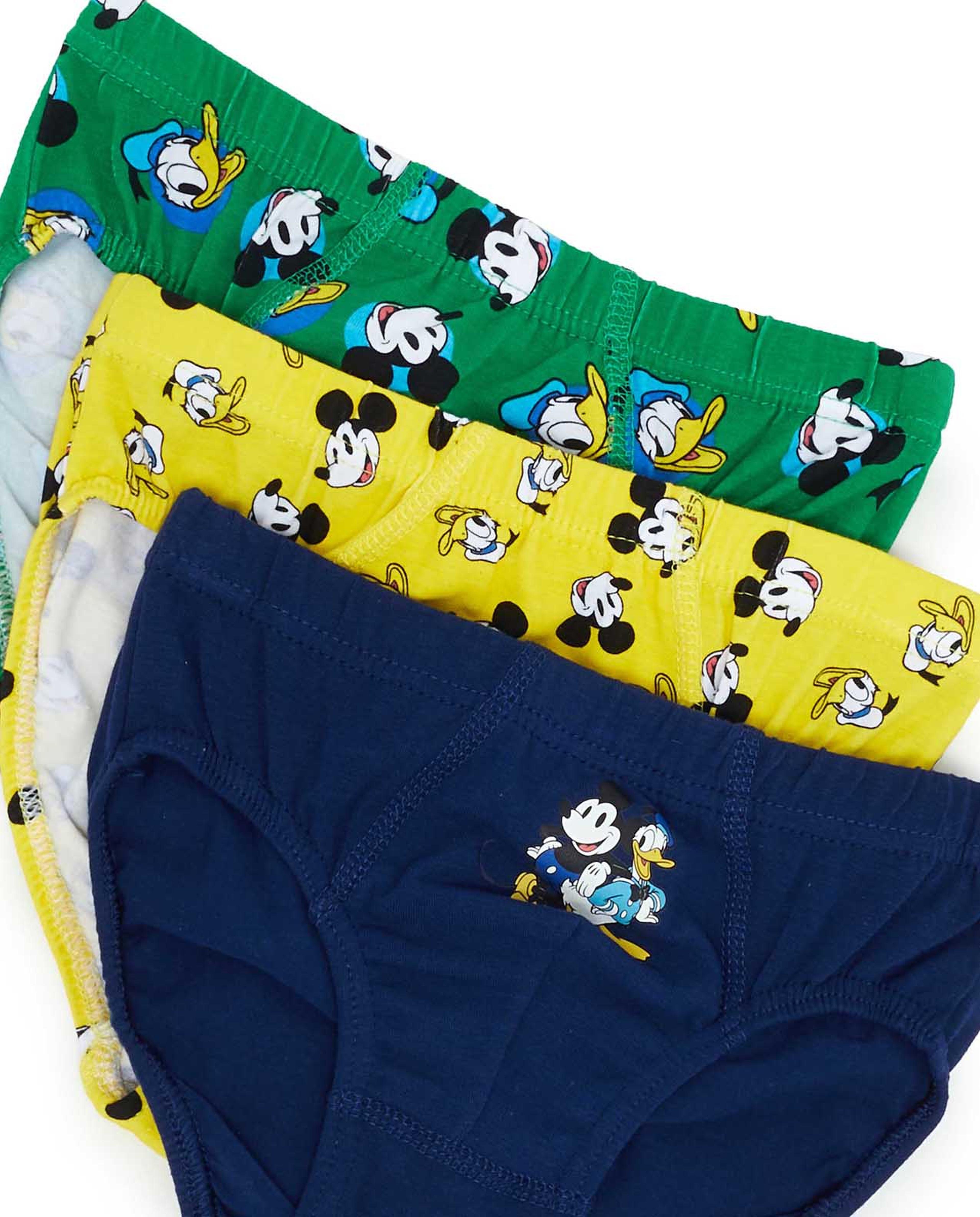 Pack of 3 Mickey Printed Briefs