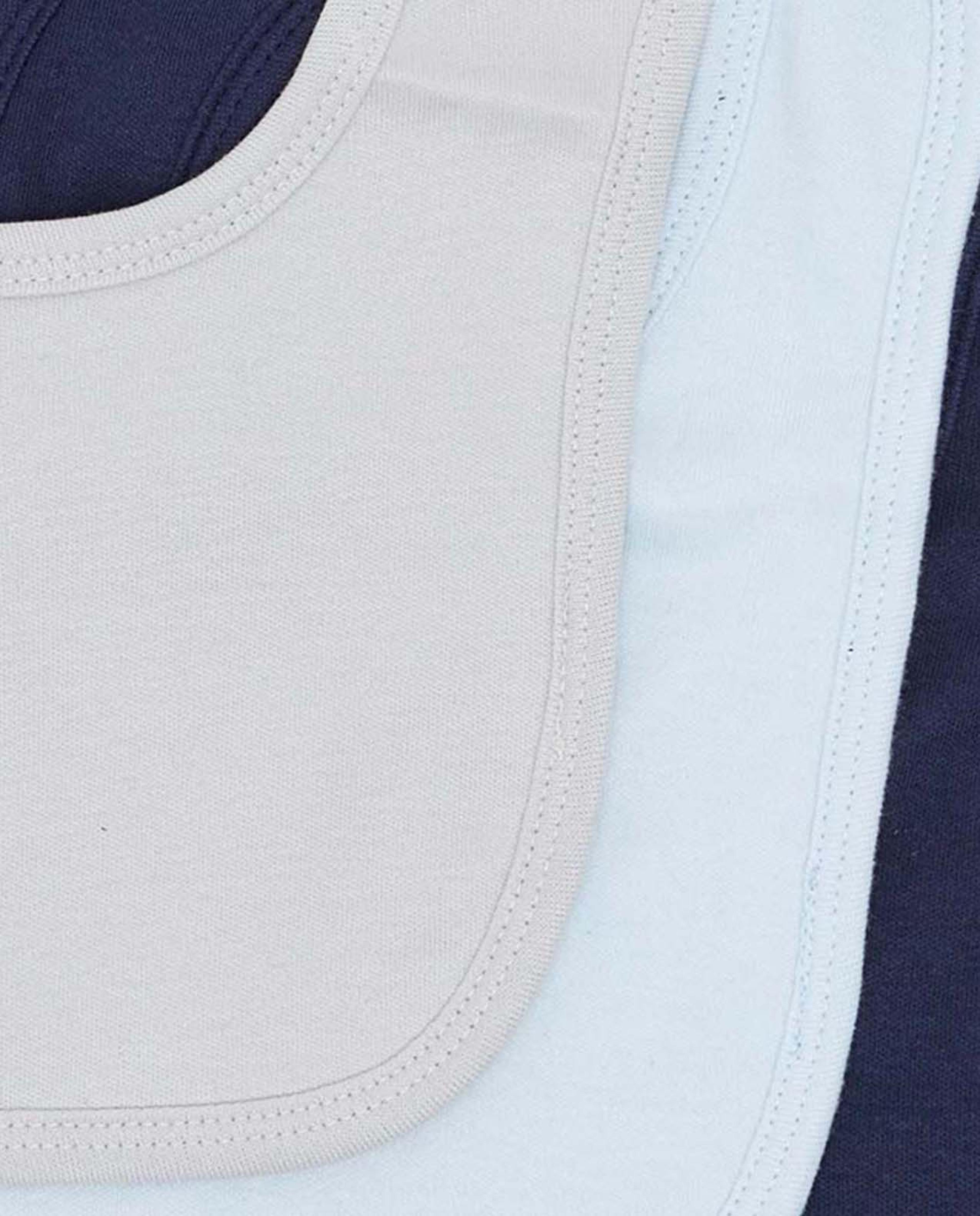 Pack of 3 Solid Bibs