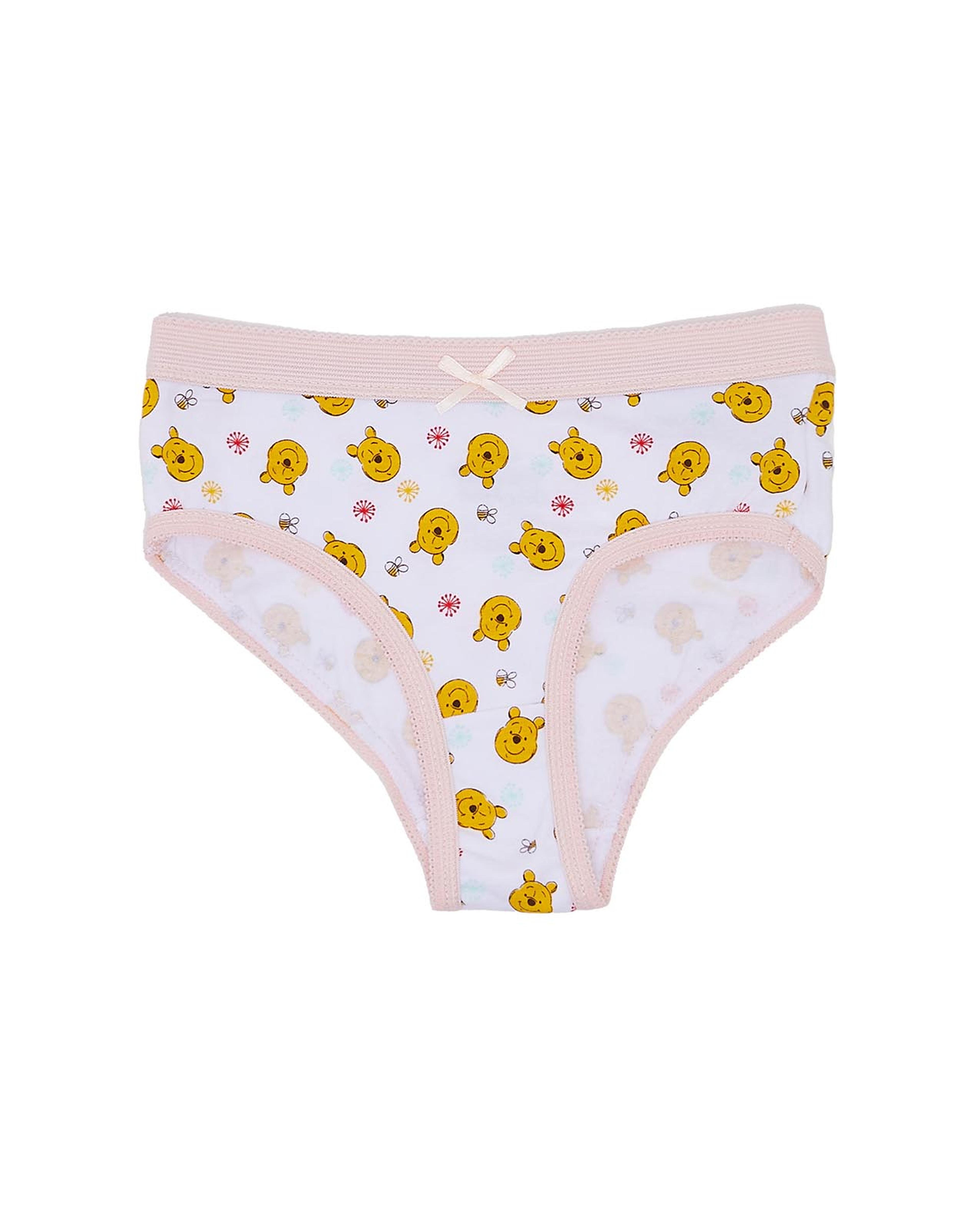 Pack of 3 Winnie-the-Pooh Printed Bikini Briefs