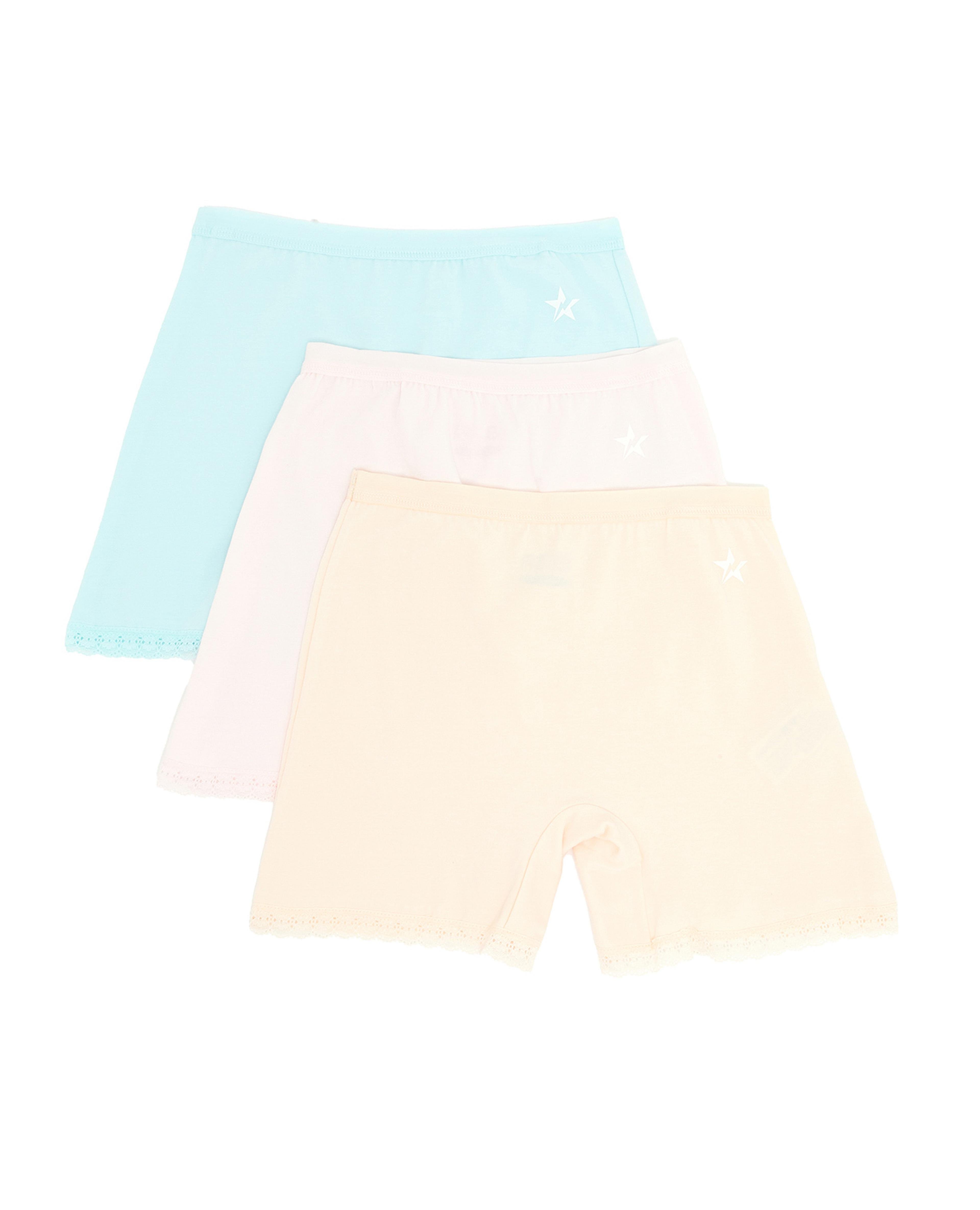 Pack of 3 Solid Boy Shorts