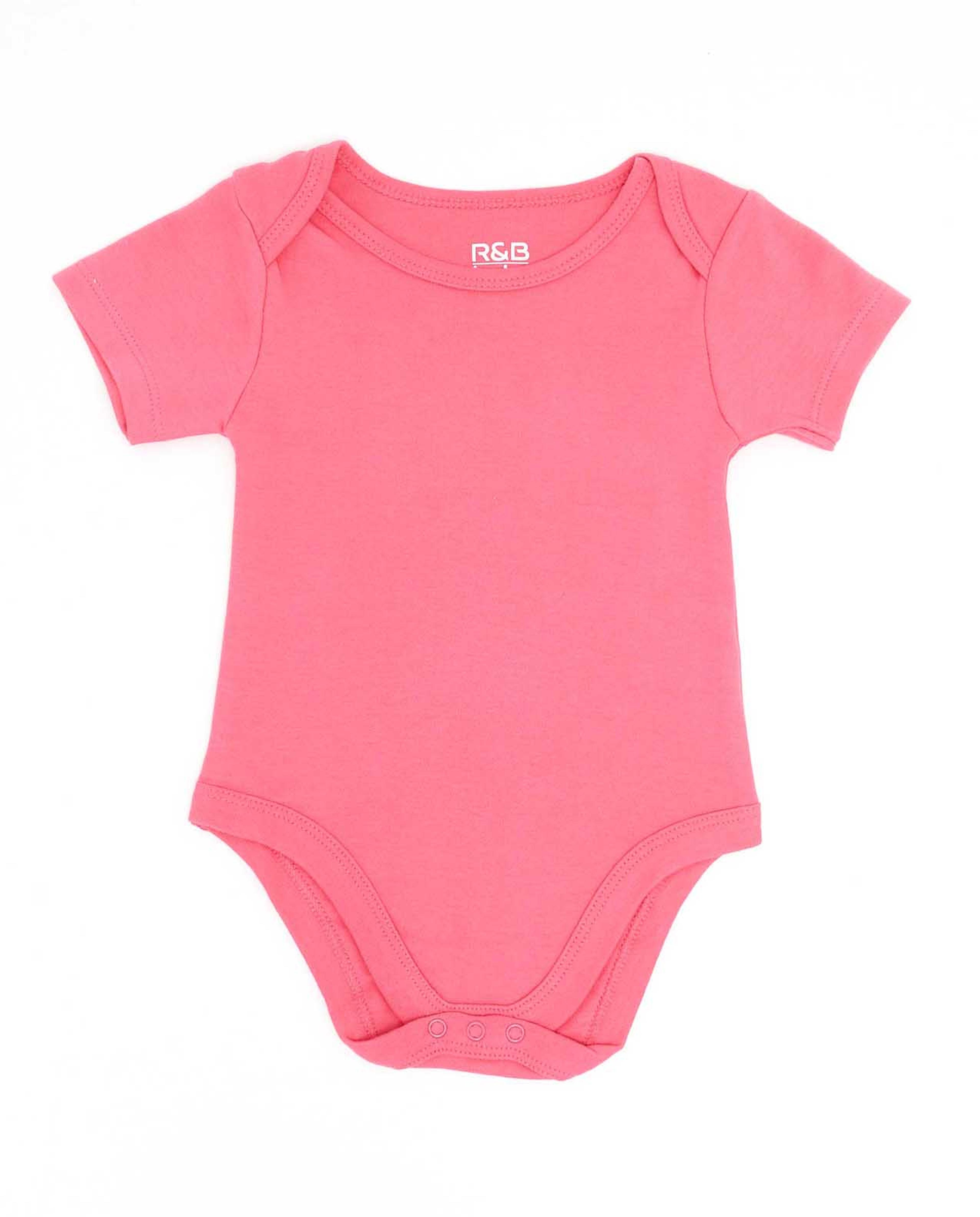 Pack of 3 Solid Bodysuits