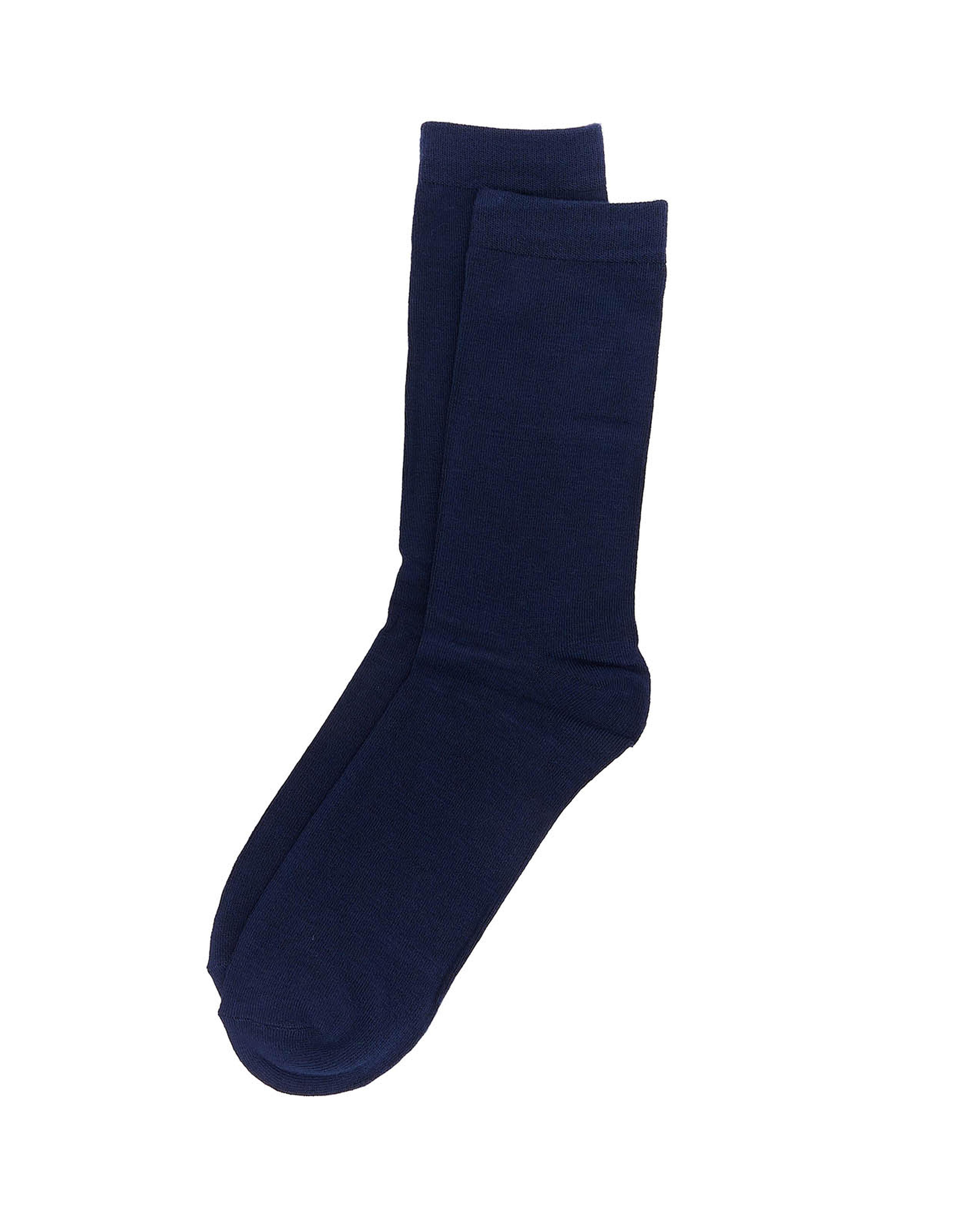 3 Pack Solid Crew Socks