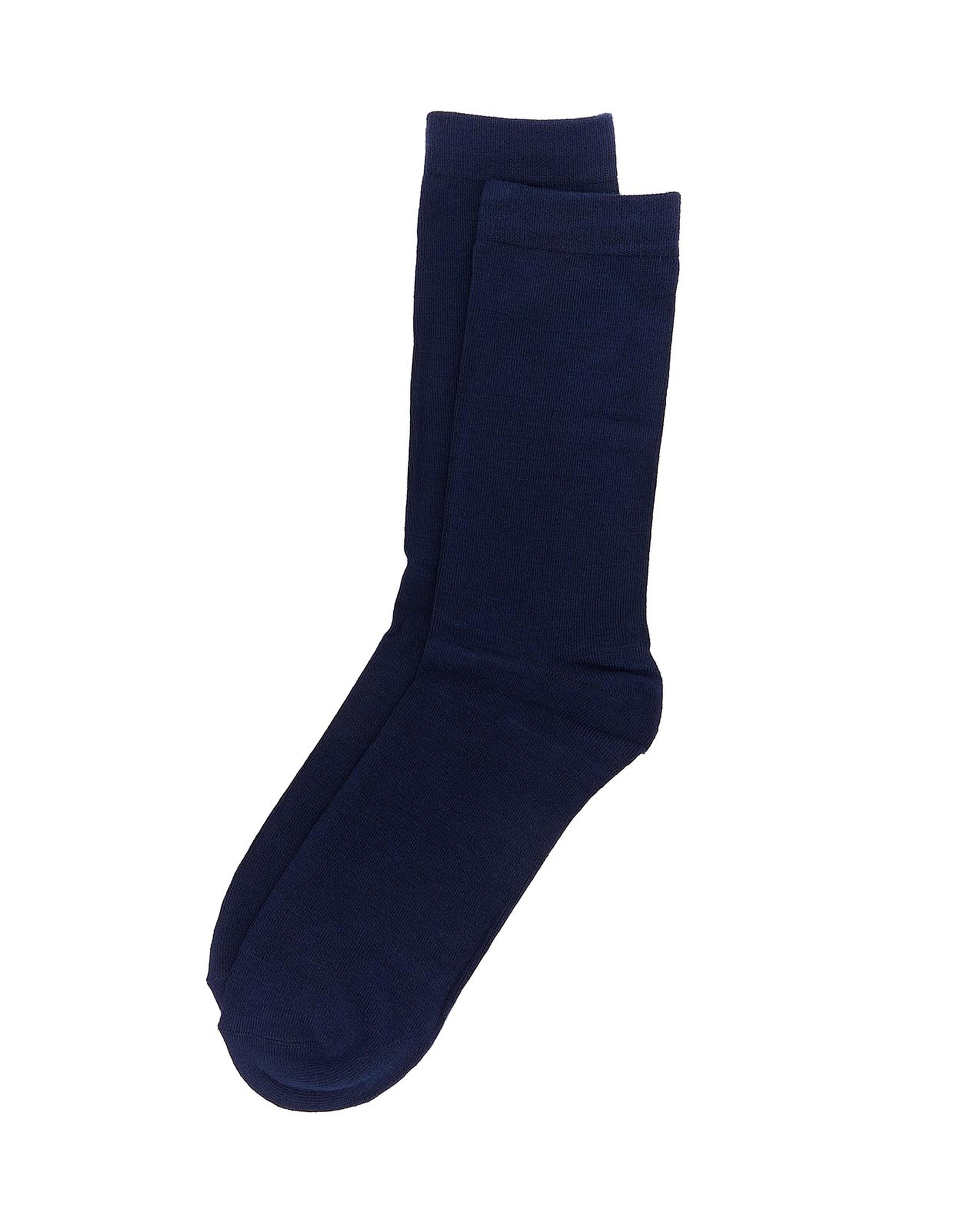 3 Pack Solid Crew Socks