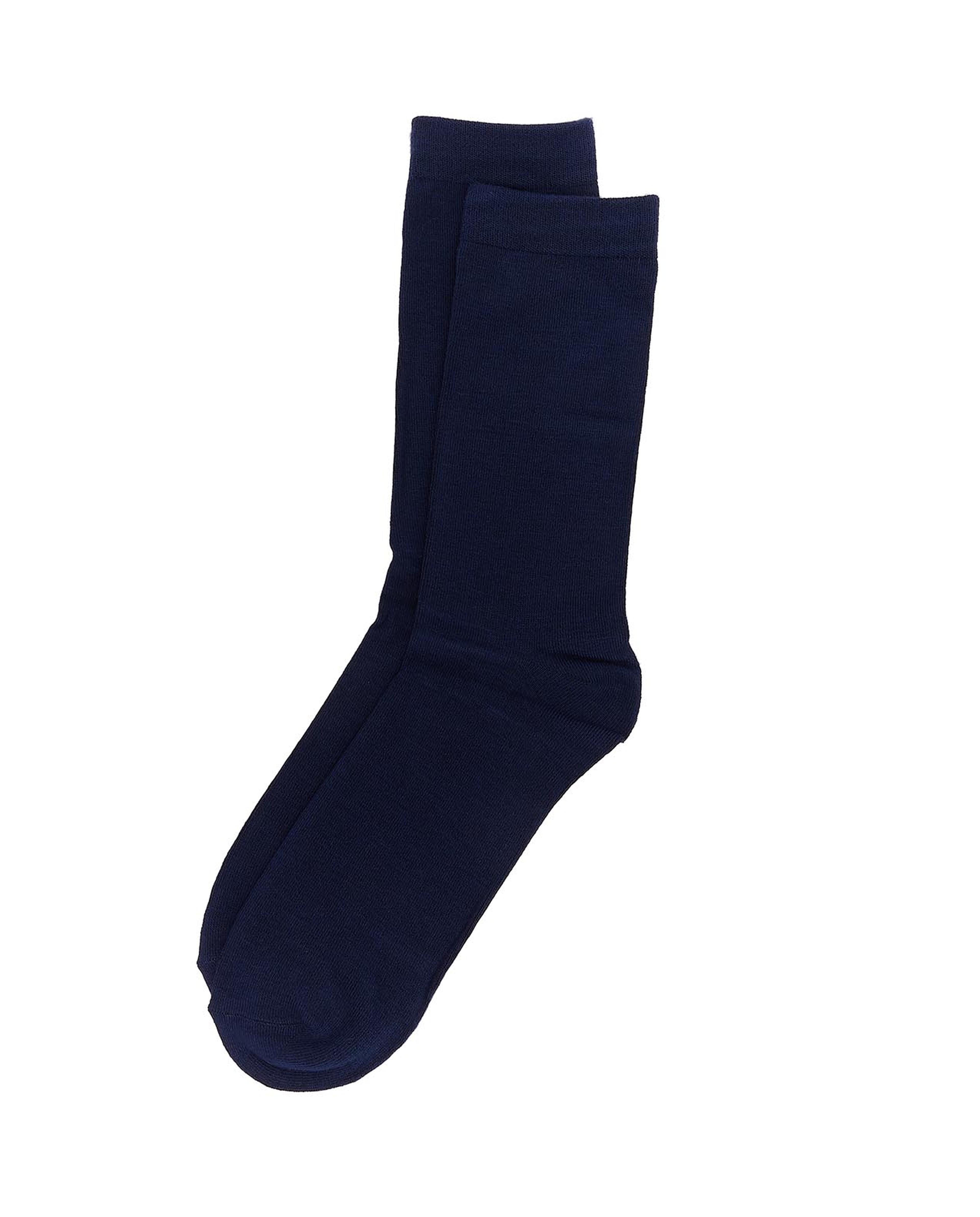 3 Pack Solid Crew Socks