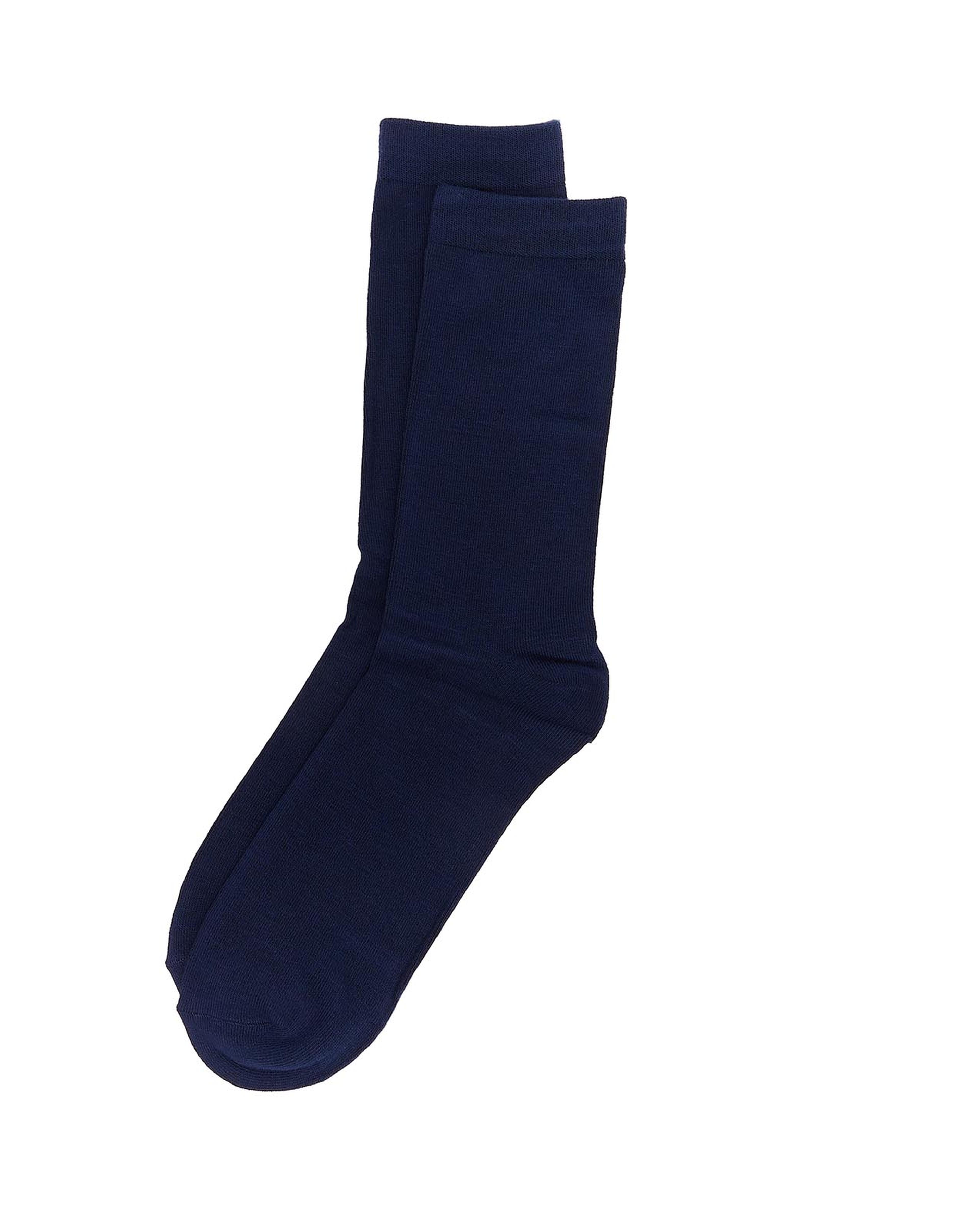 3 Pack Solid Crew Socks