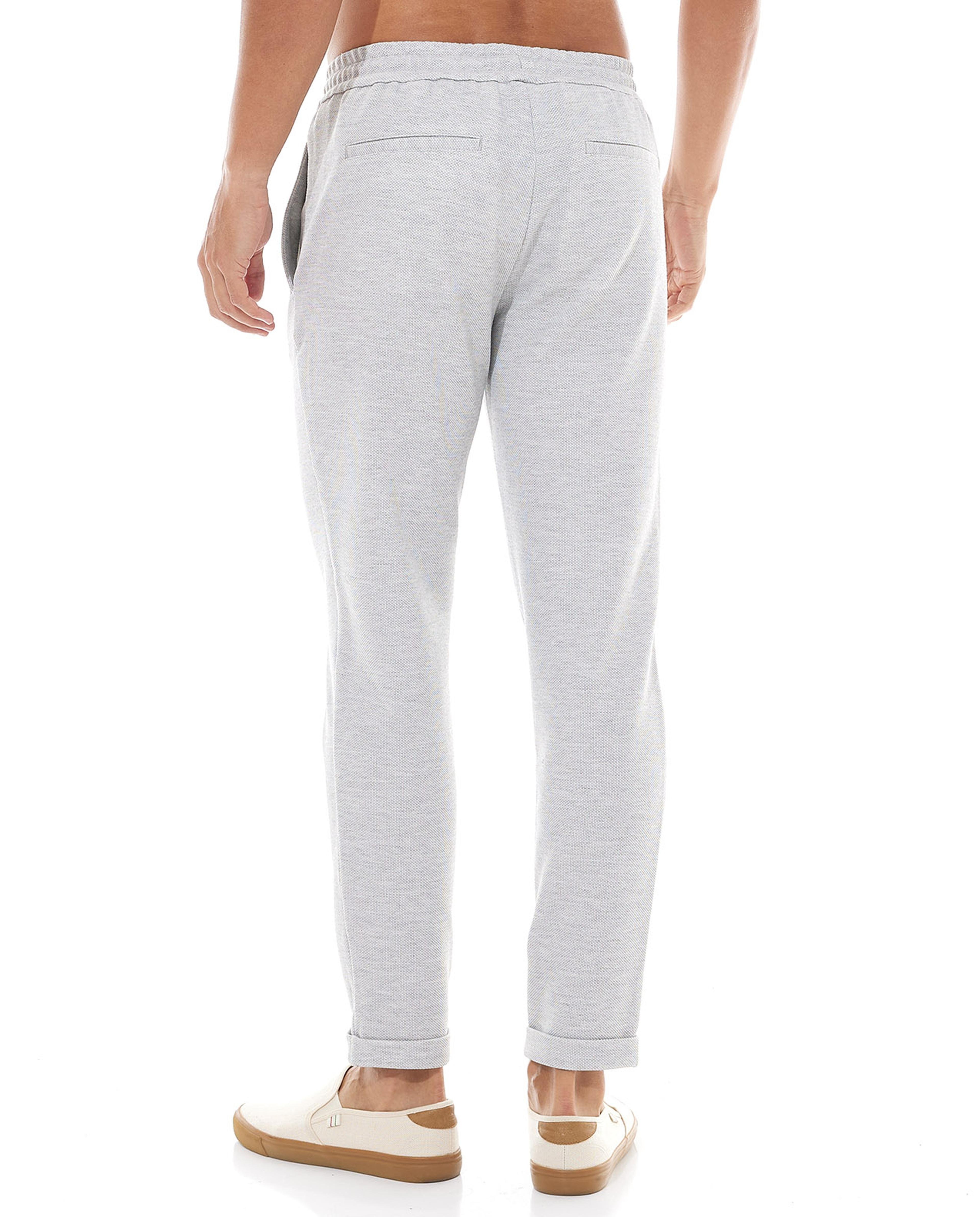 Solid Knit Sweatpants with Drawstring Waist