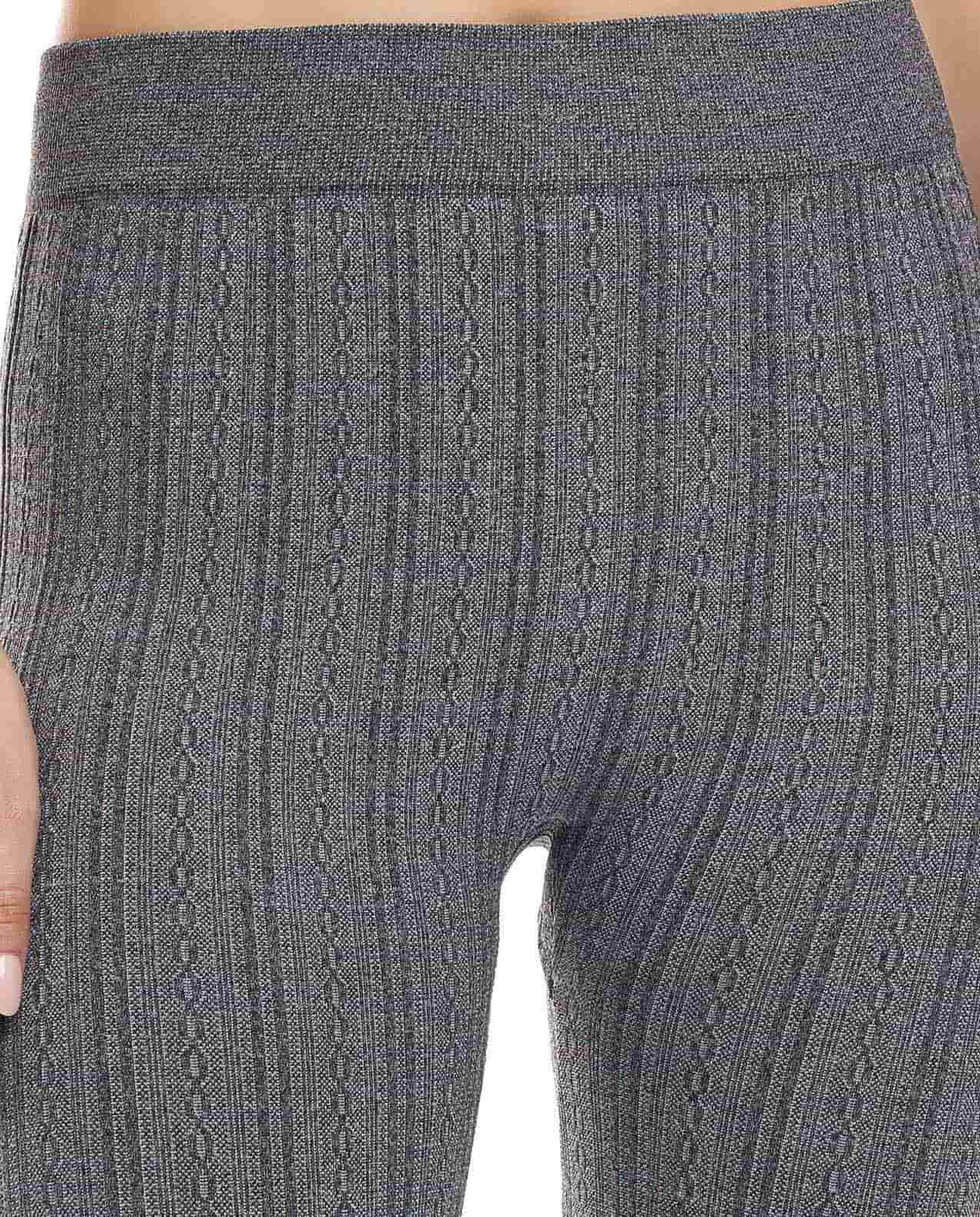 Patterned Knitted Leggings