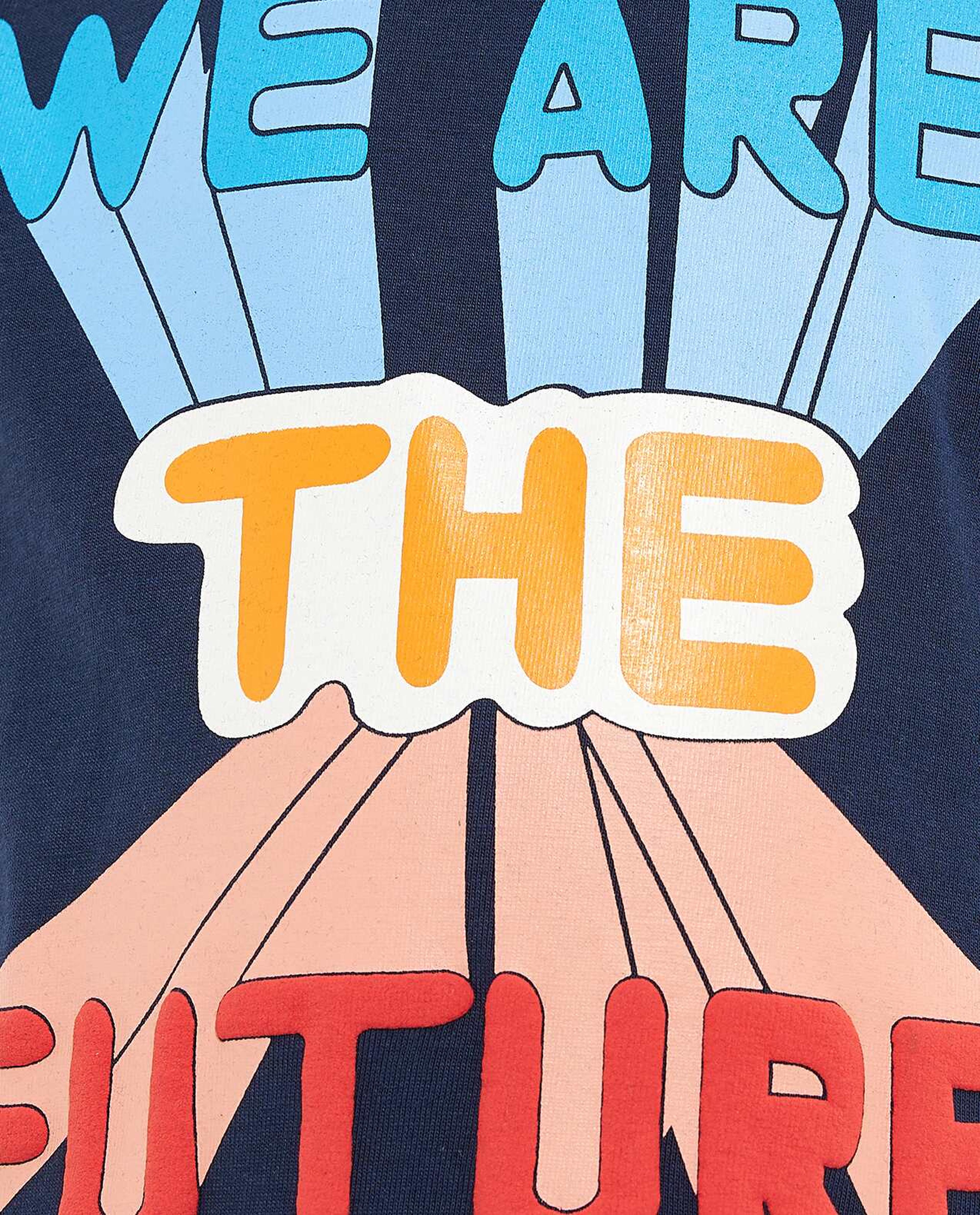 Graphic Print T-Shirt with Crew Neck and Short Sleeves