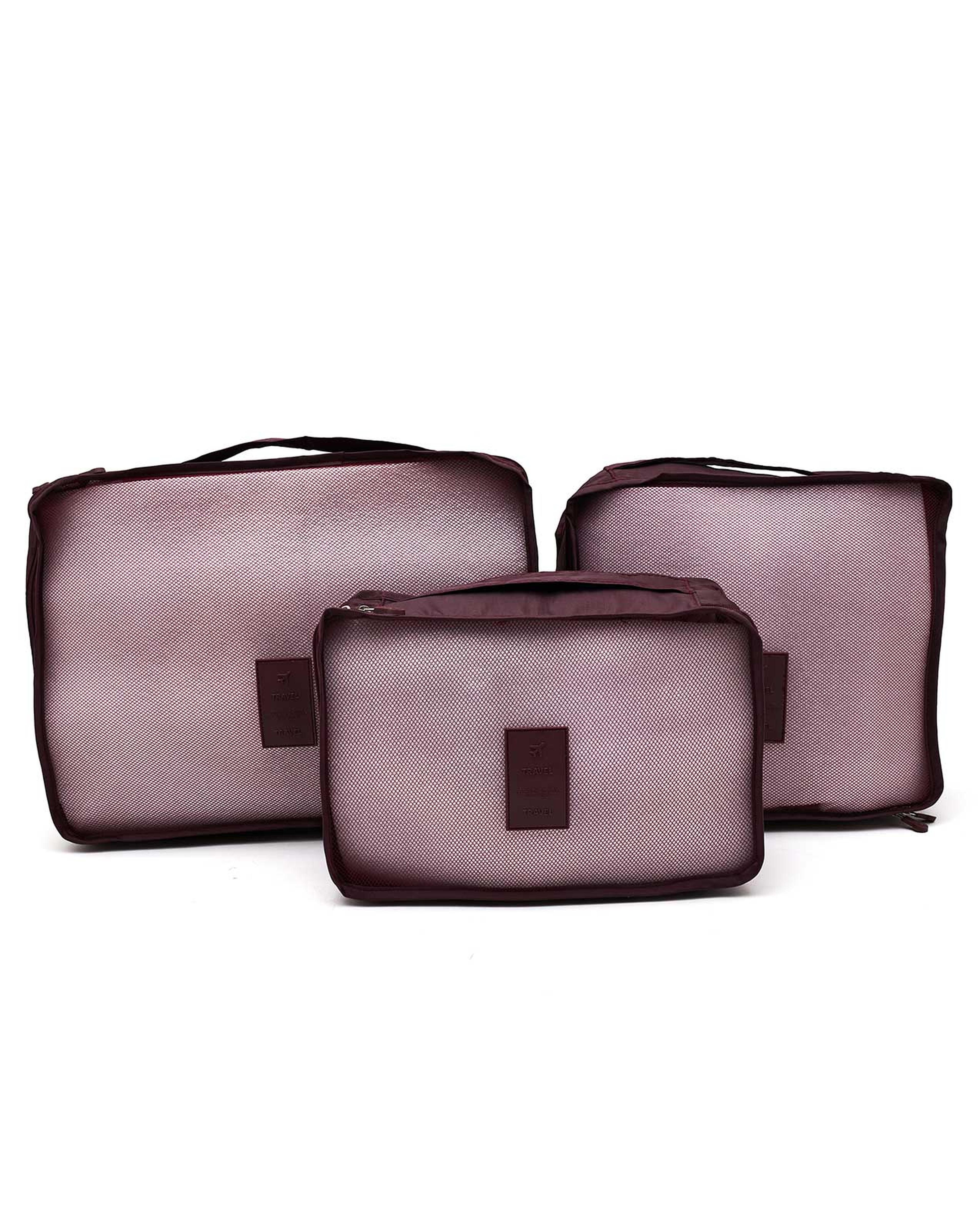 Pack of 6 Travel Organizer Pouches