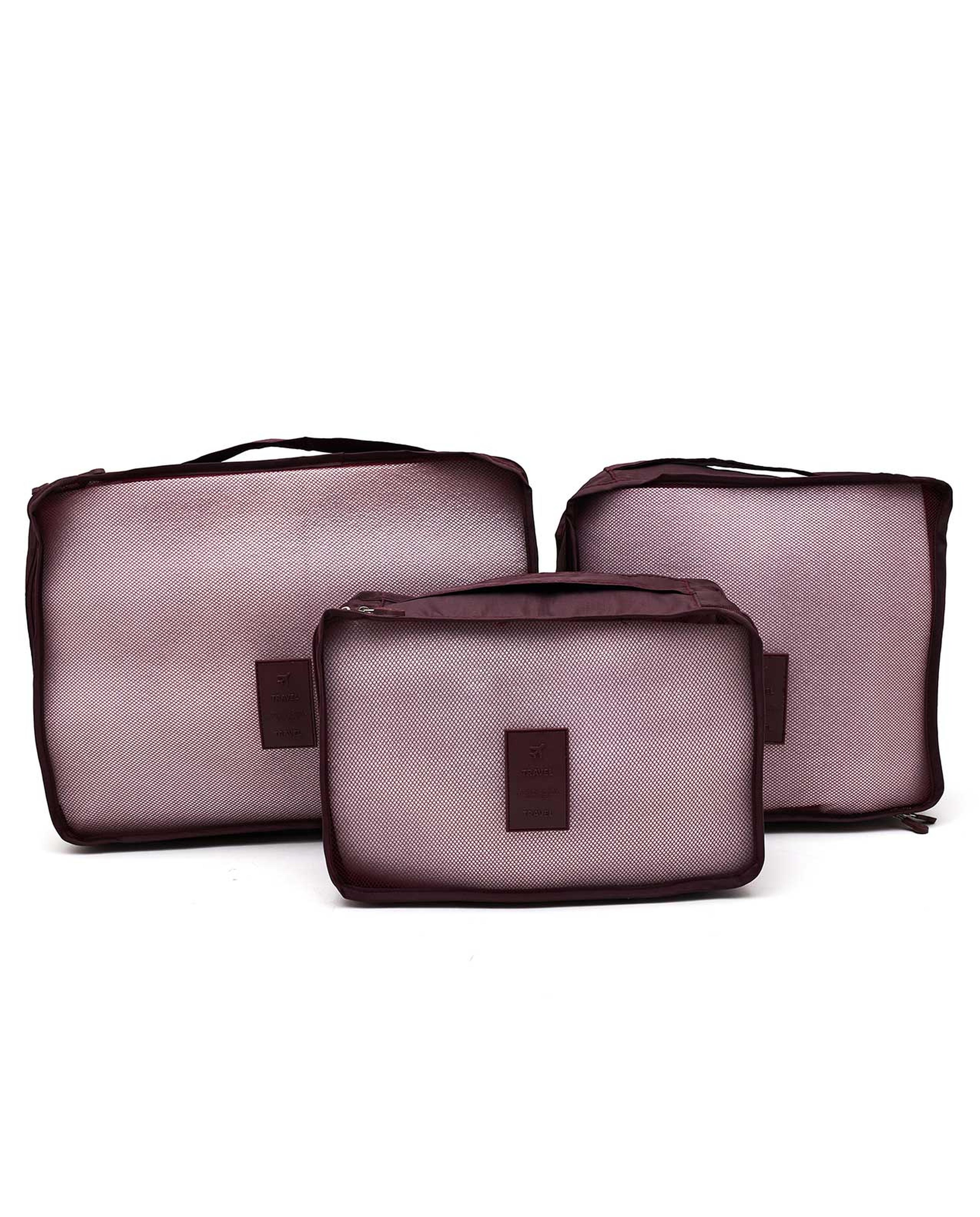 Pack of 6 Travel Organizer Pouches