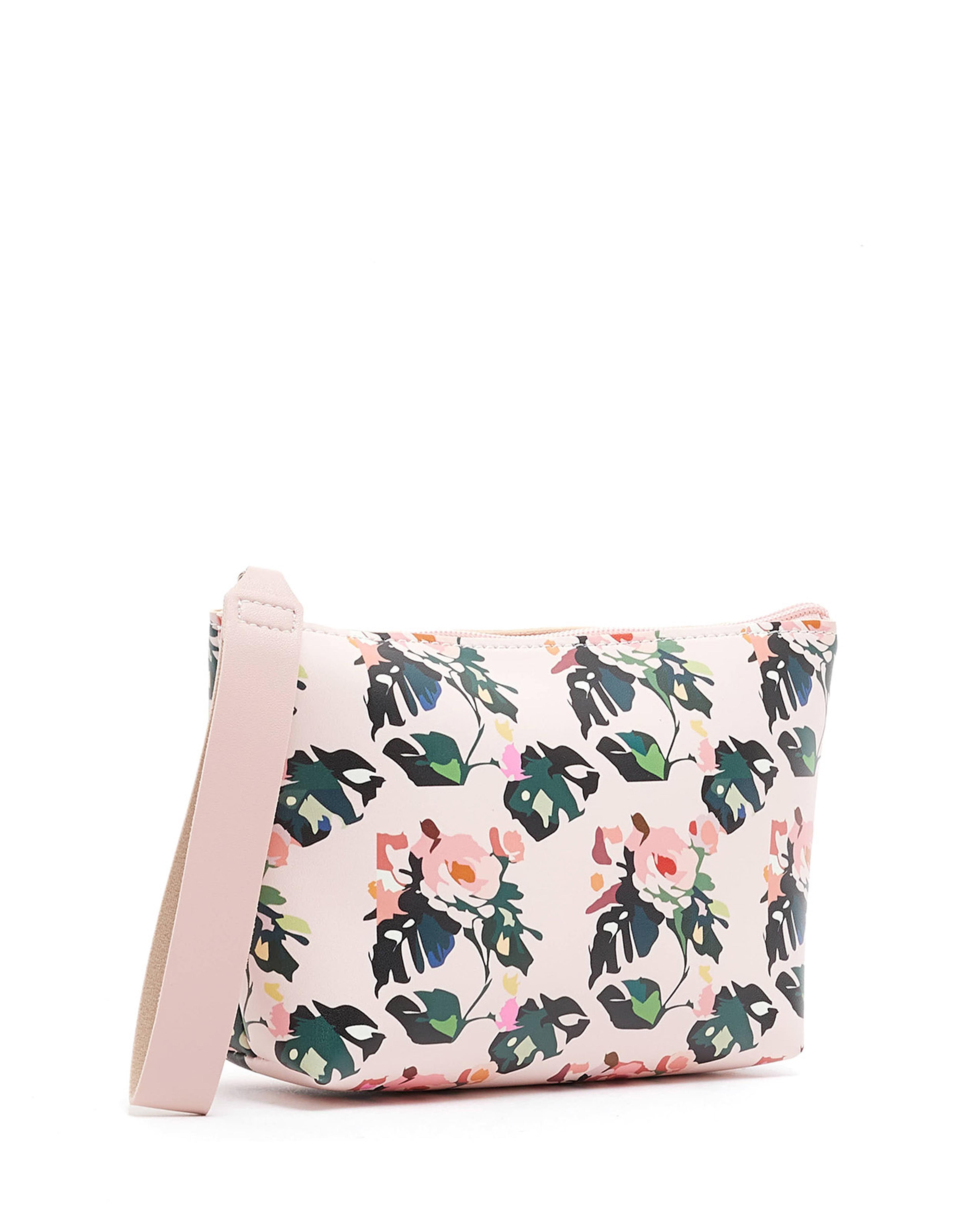 Floral Print Cosmetic Pouch
