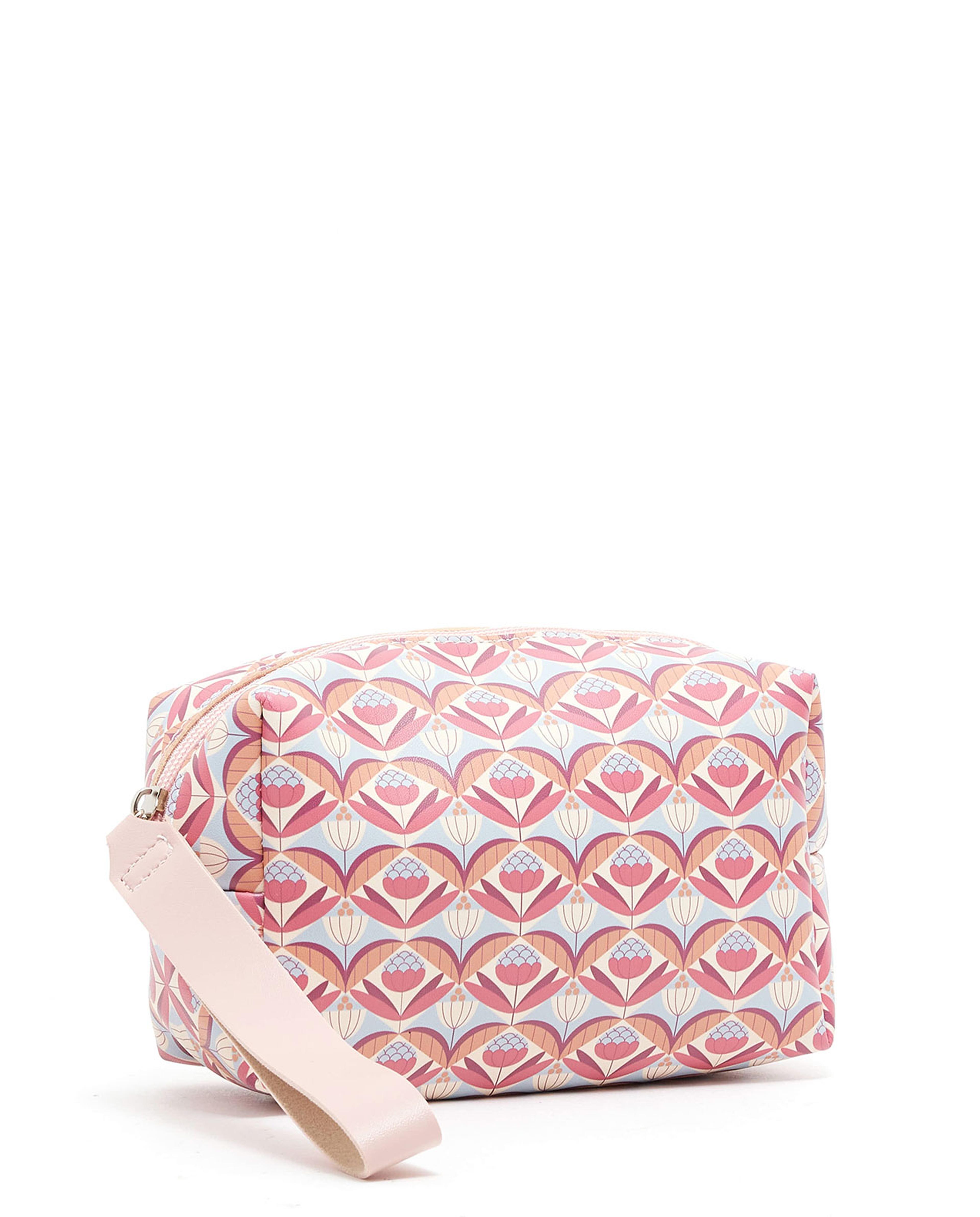 Patterned Cosmetic Pouch