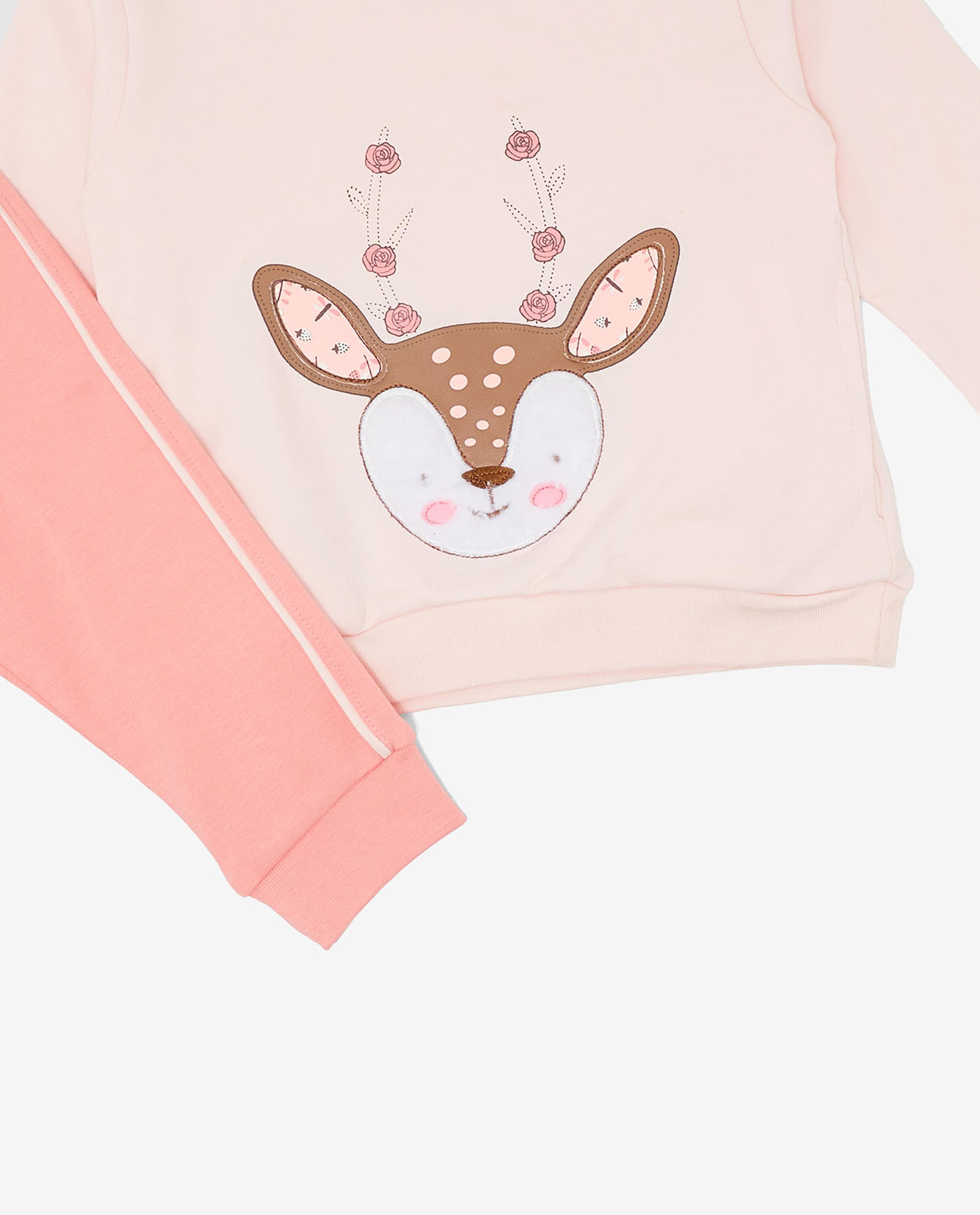Applique Detailed Clothing Set