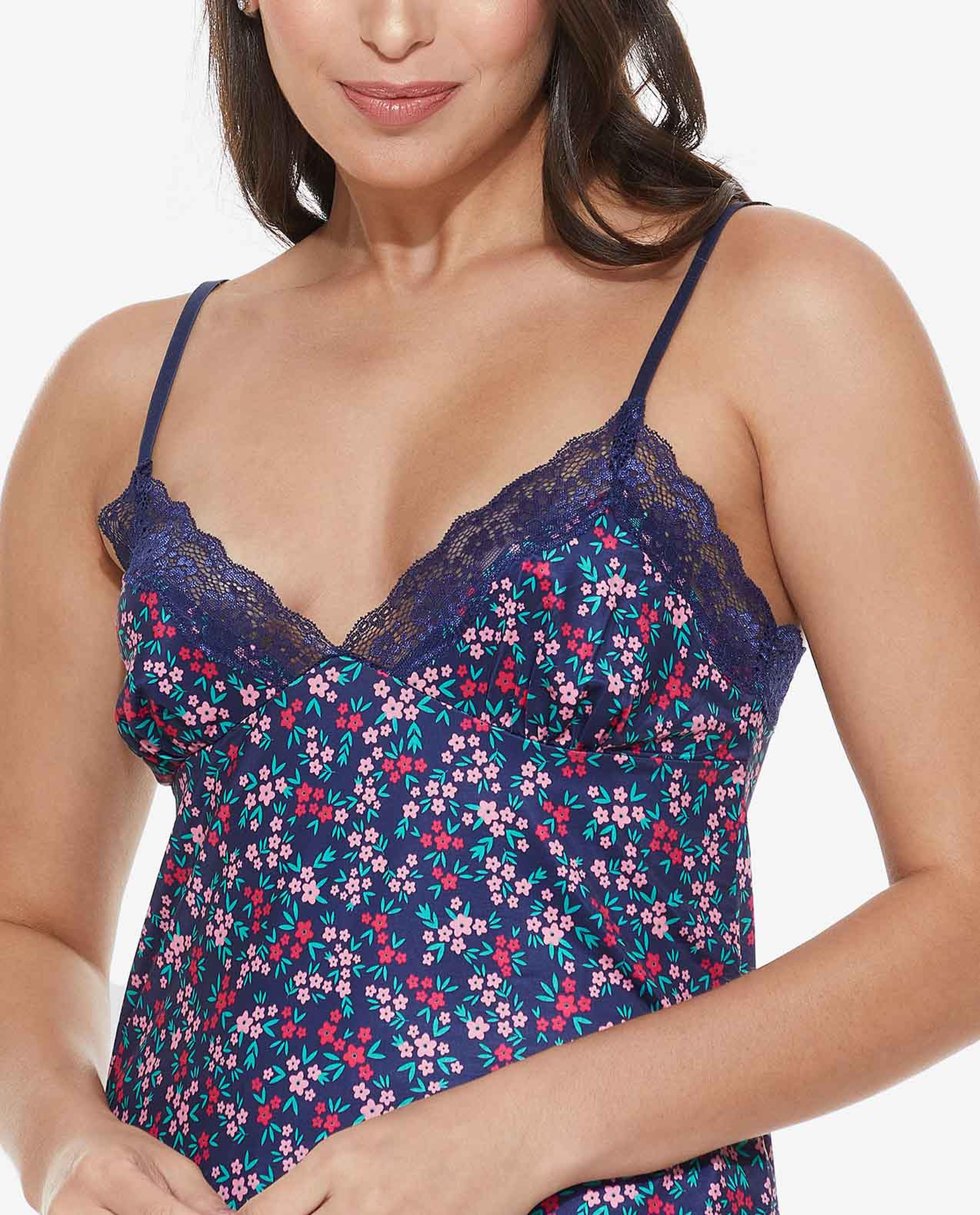 Floral Printed Shorty Pyjama Set