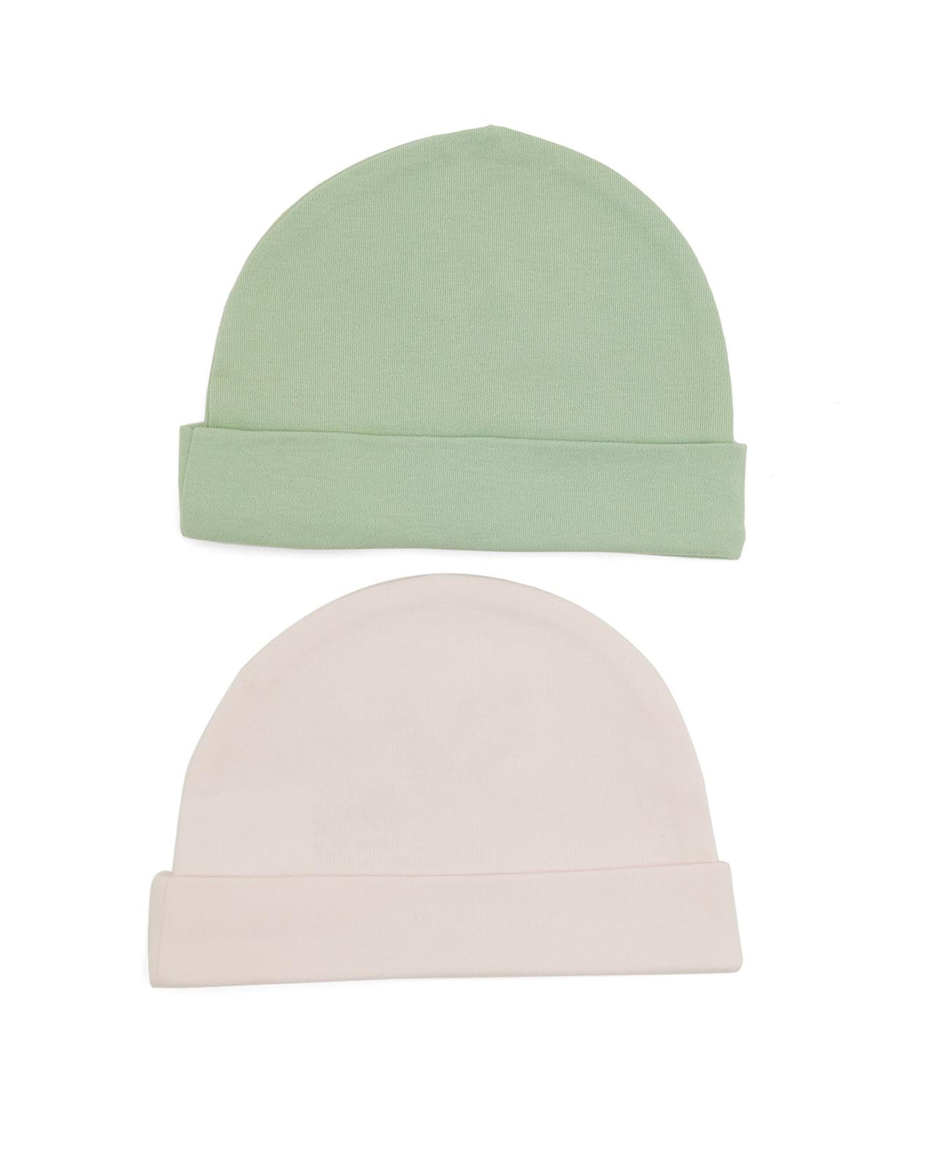 Pack of 2 Print Detailed Caps