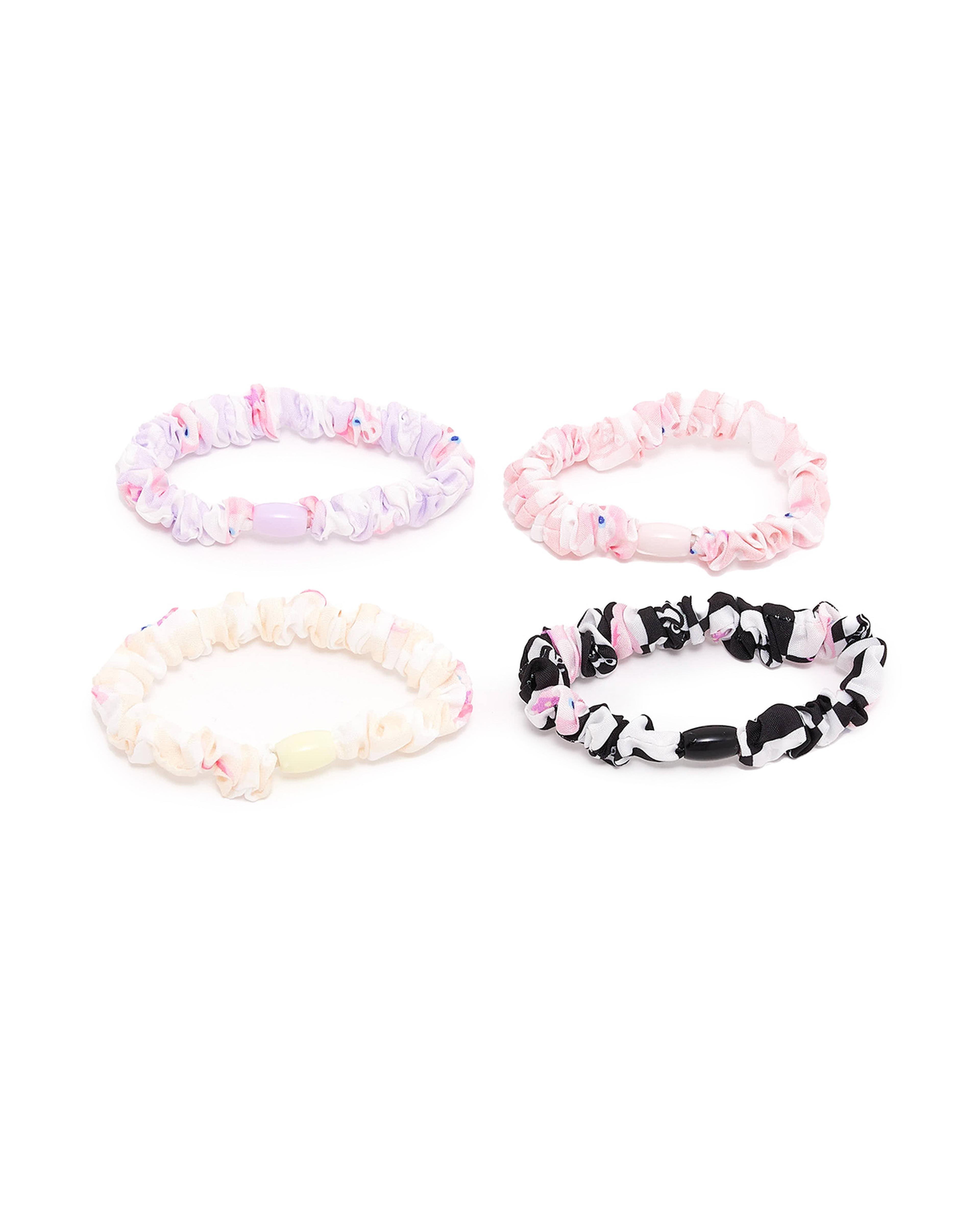 Pack of 4 Thin Scrunchies