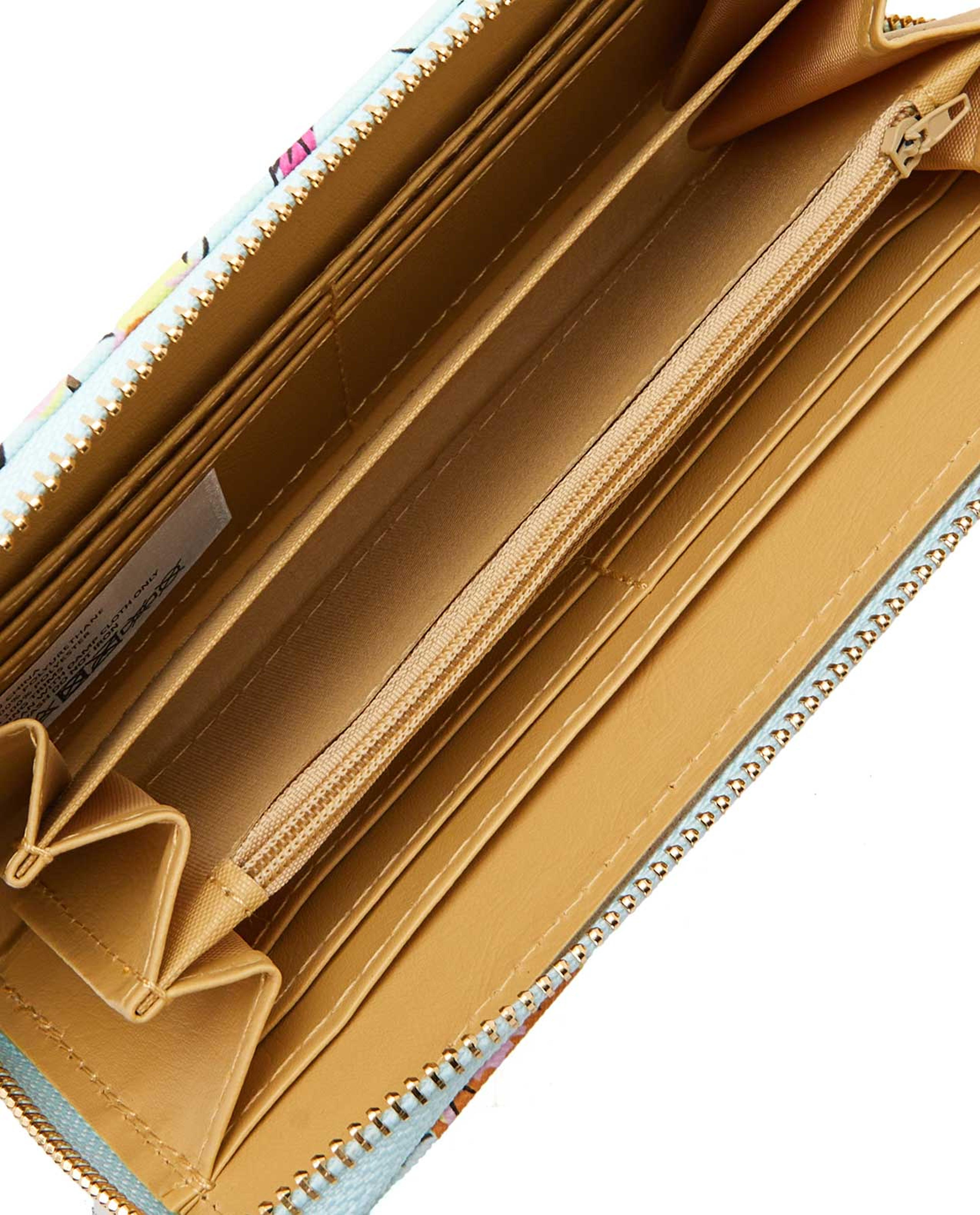 Floral Print Long Wallet