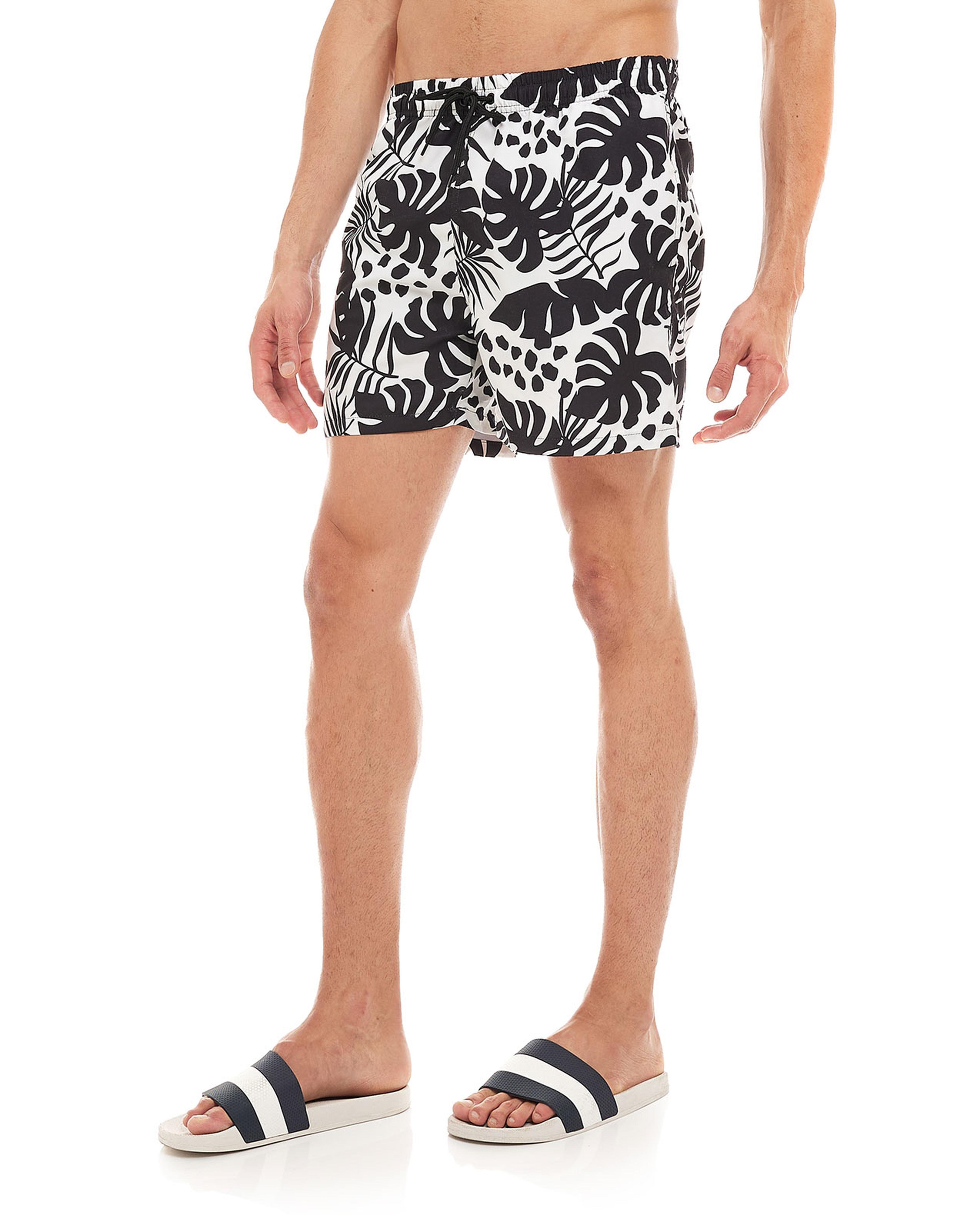 Patterned Shorts with Drawstring Waist