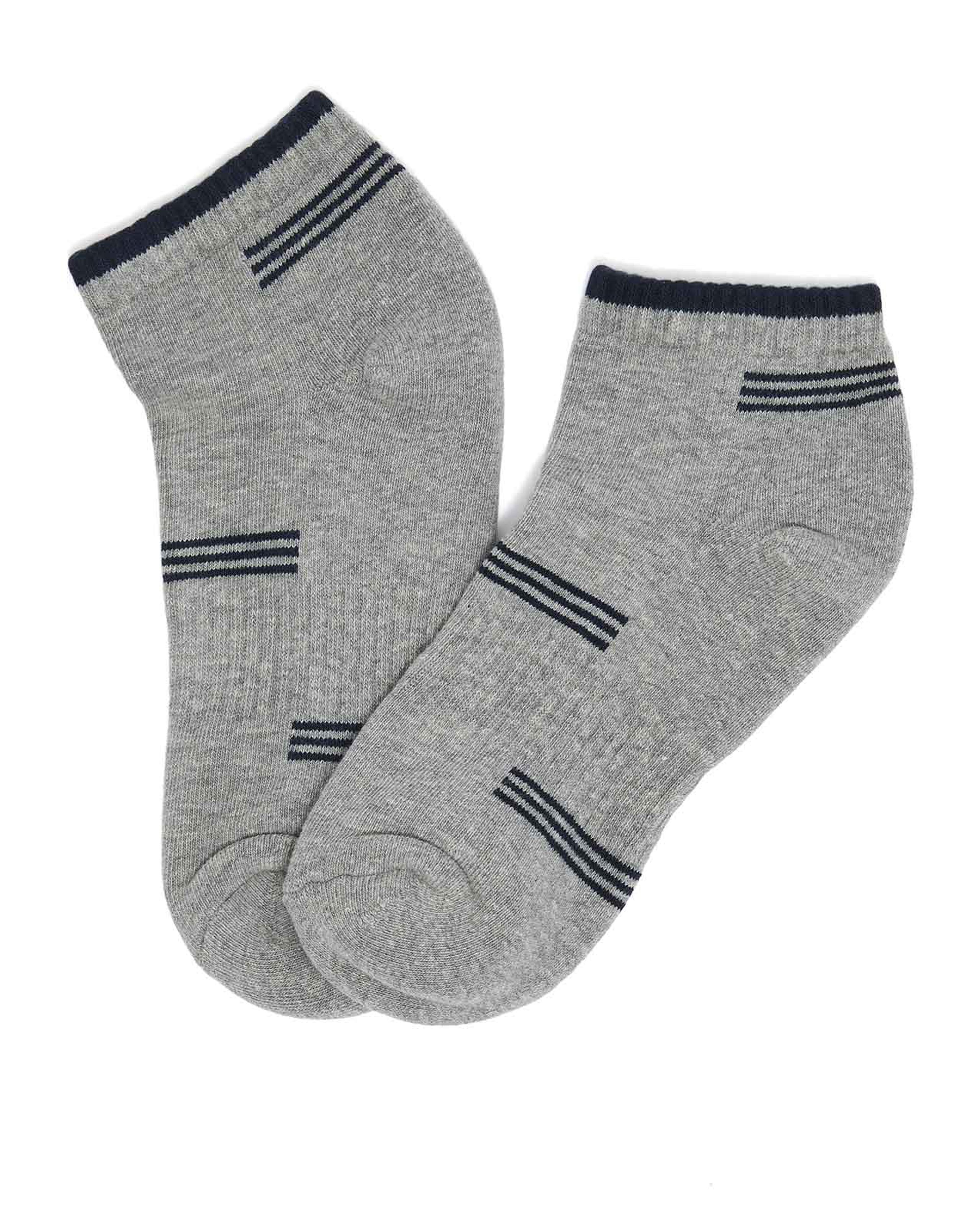 3 Pack Knitted Ankle Socks