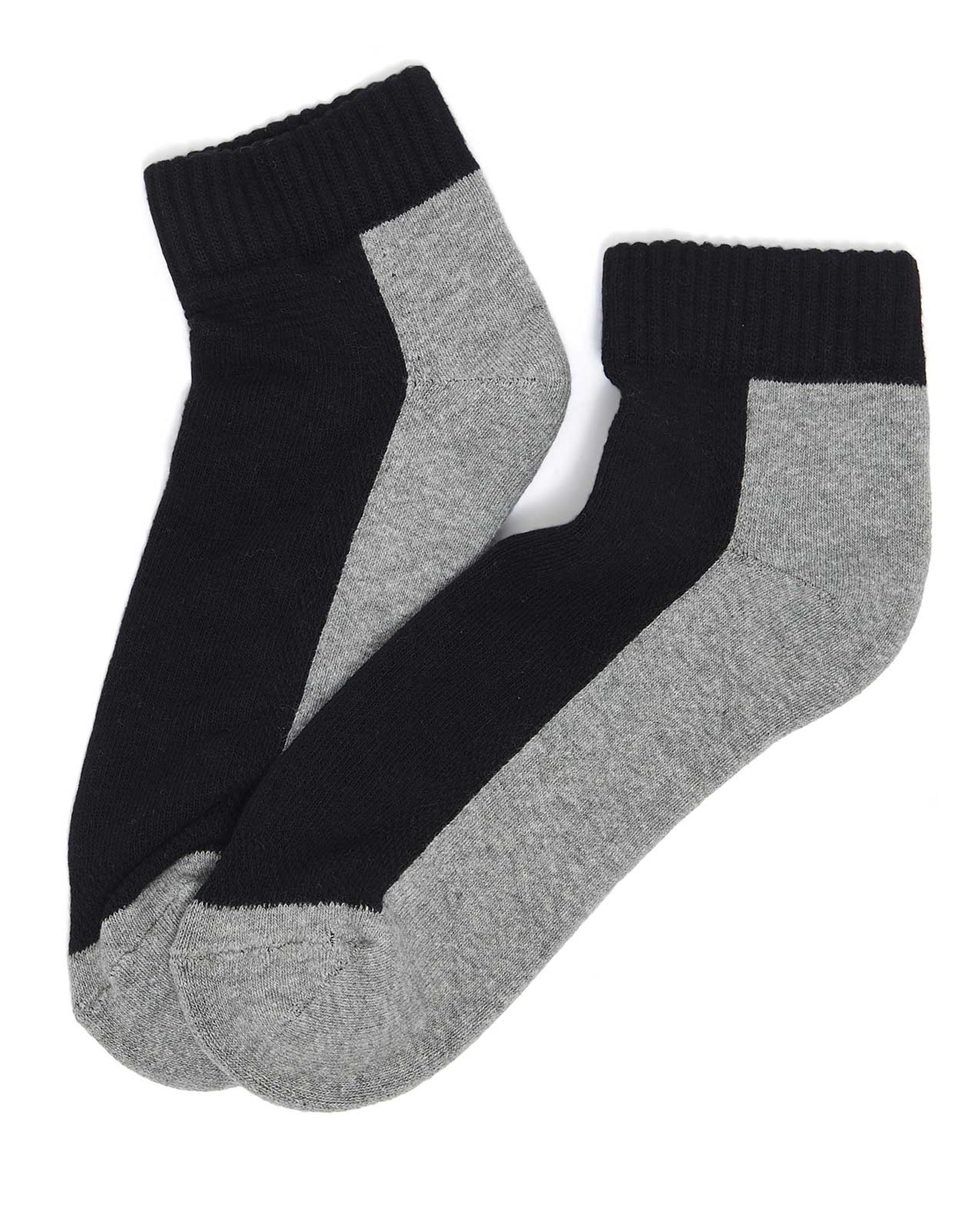 3 Pack Color Block Ankle Socks