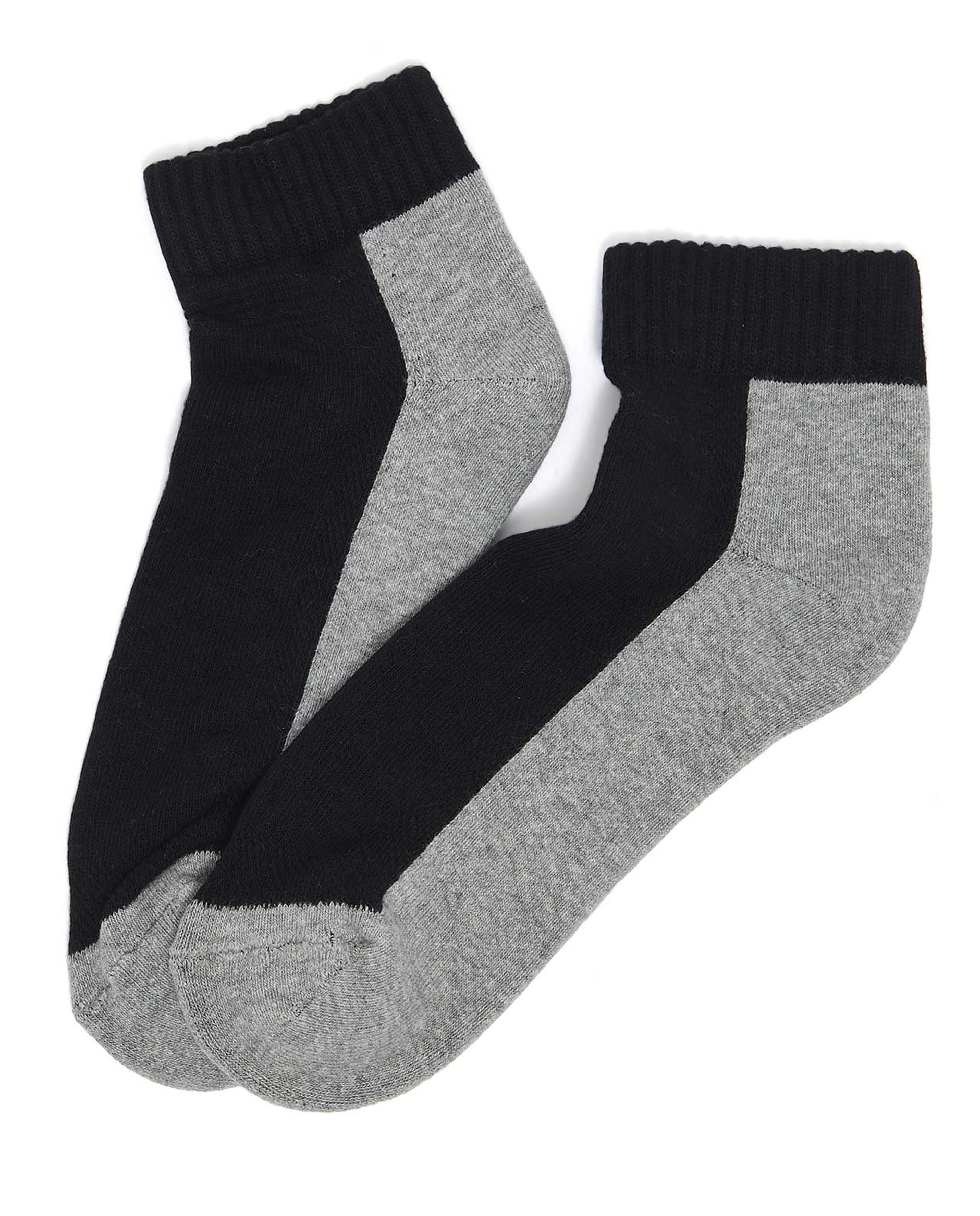 3 Pack Color Block Ankle Socks