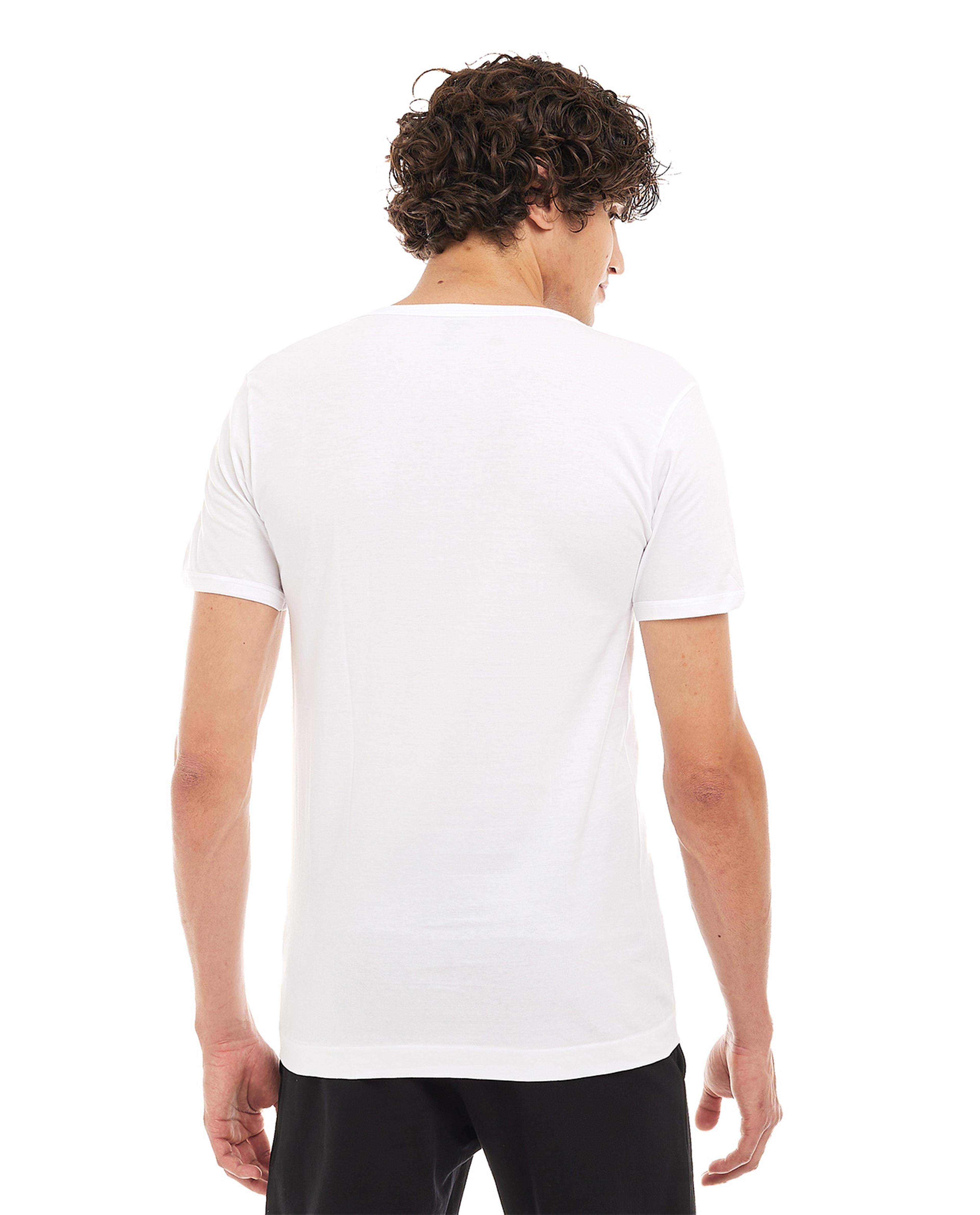 Pack of 2 Solid Crew Neck Undershirts