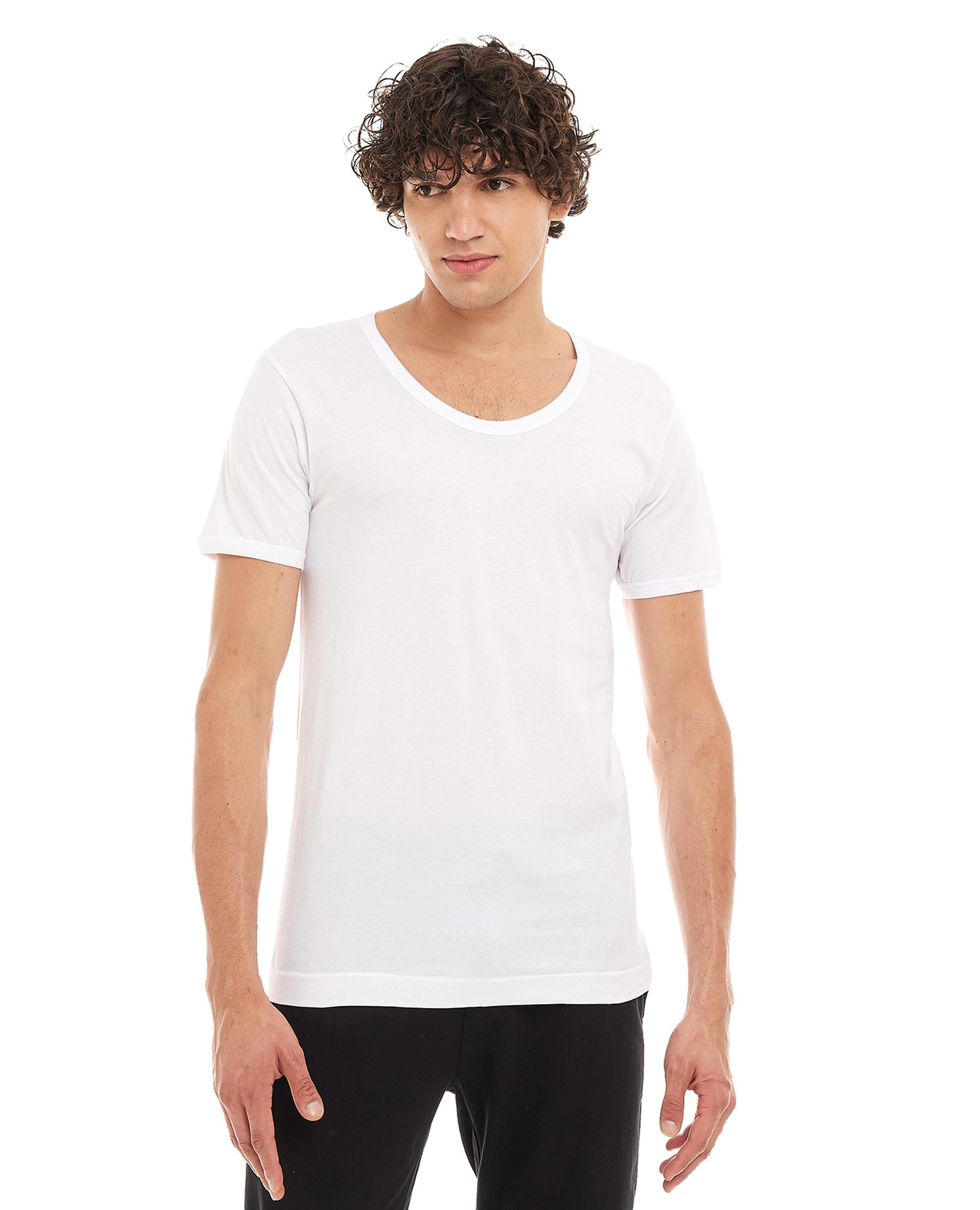 Pack of 2 Solid Crew Neck Undershirts